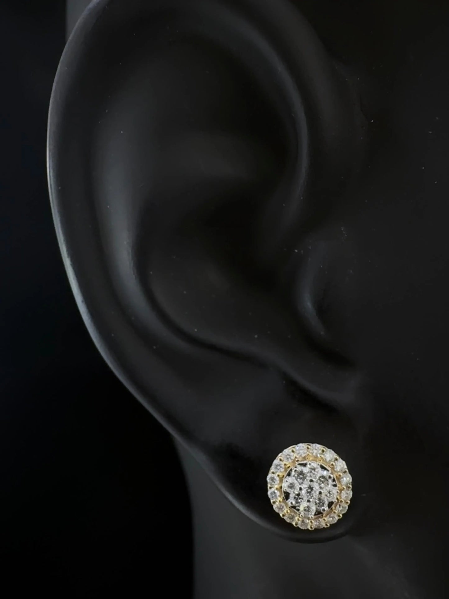 14K YELLOW GOLD DIAMOND EARRINGS Angelica Jewellers