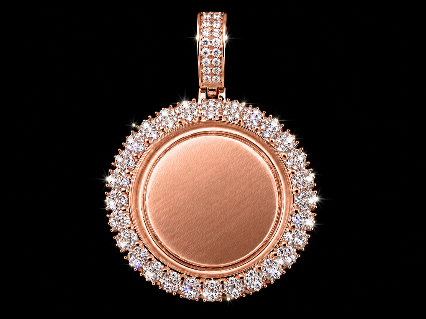 14K Gold & Diamond Memory Picture Pendant