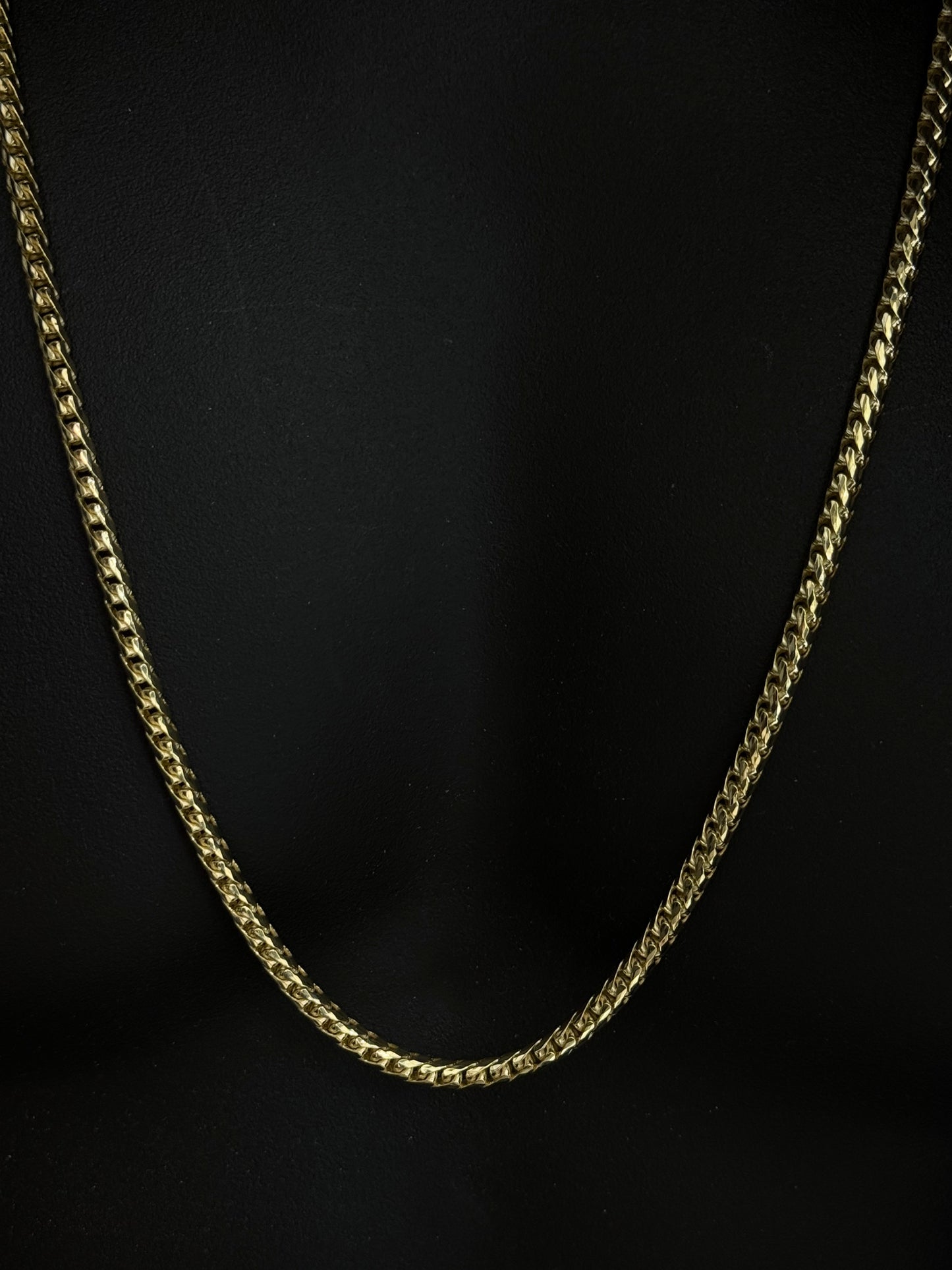 10K YELLOW GOLD SOLID FRANCO CHAIN 4.50mm 30 INCHES