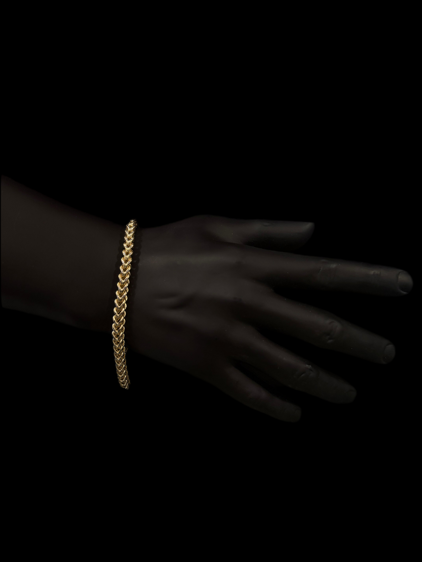 10K YELLOW GOLD 5.5MM FRANCO BRACELET