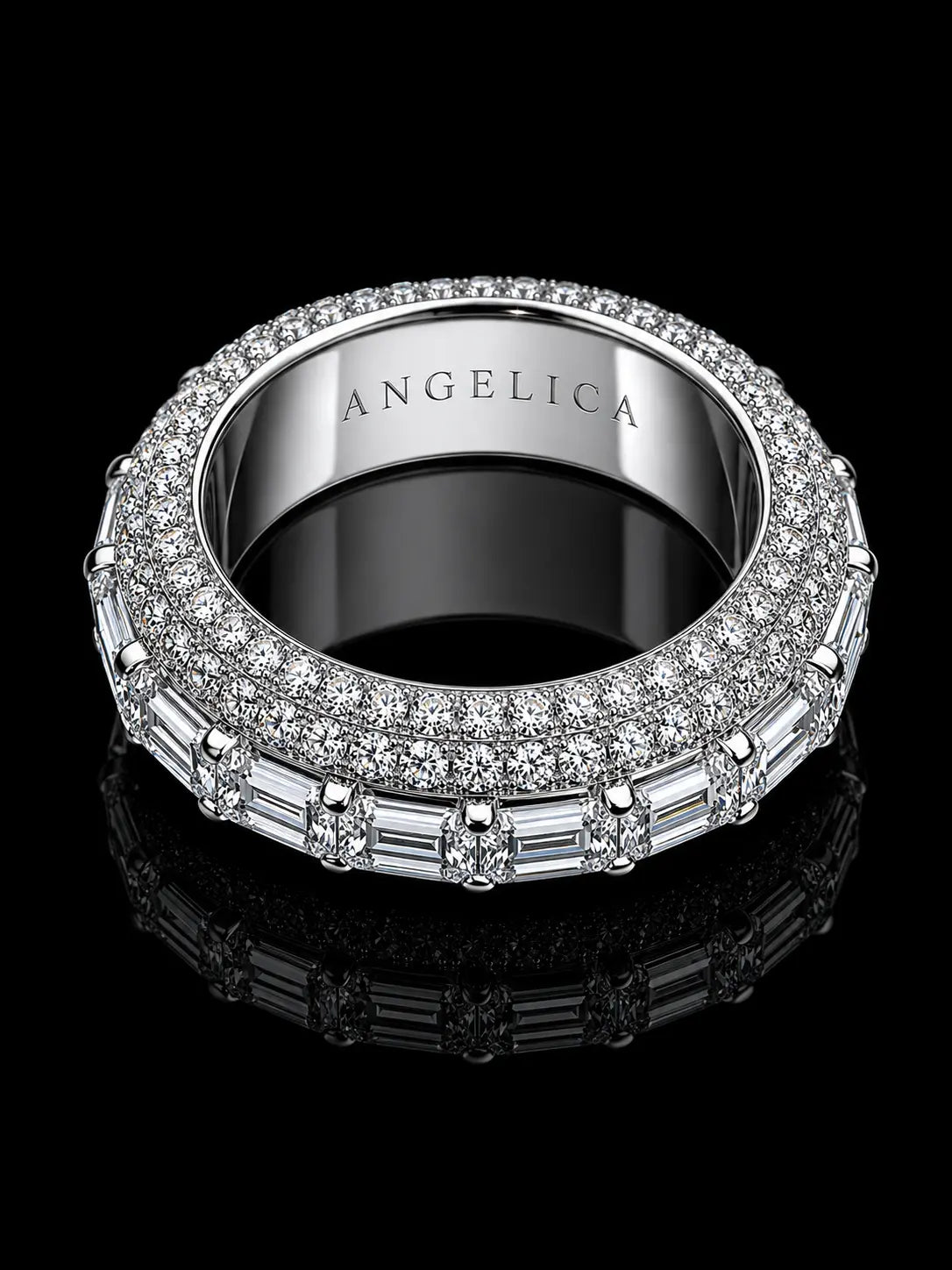 8.21 CTW Natural Diamond Eternity Band Angelica Jewellers
