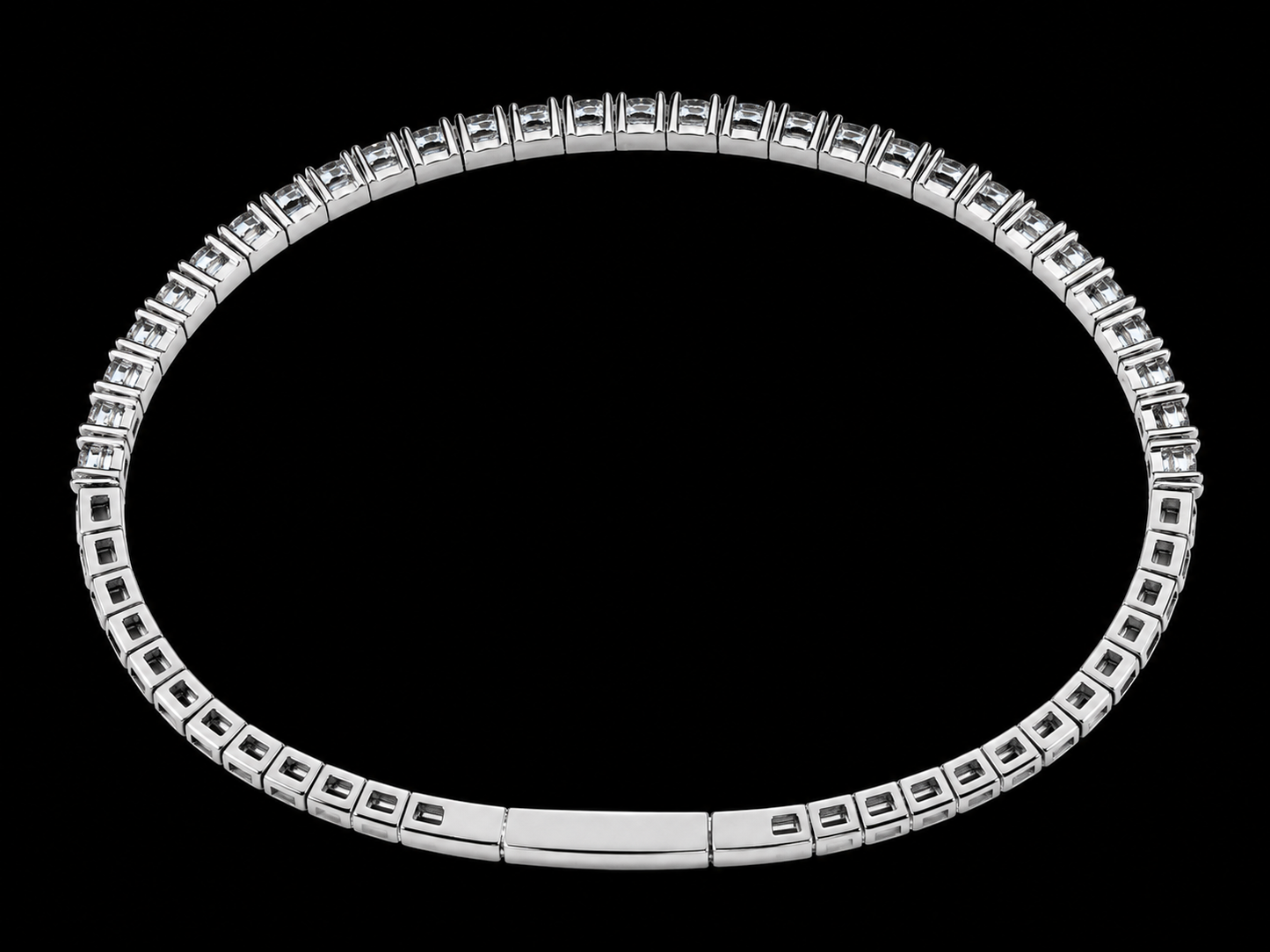 14K Yellow Gold Flexible Diamond Bangle Bracelet – 2.79 CTW VVS F+ (Copy) Angelica Jewellers