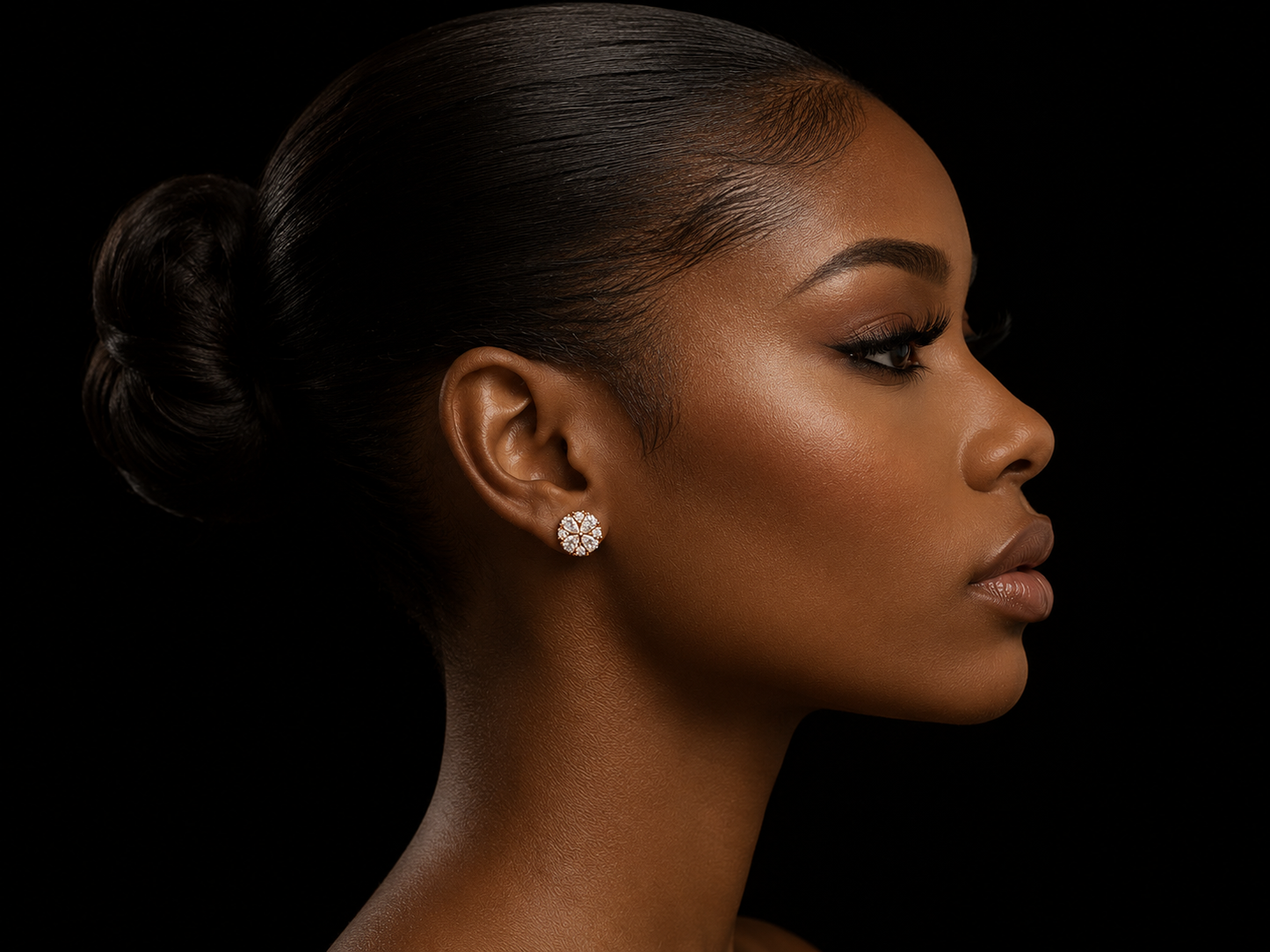 14K Rose Gold Pear Shape & Round Diamond Earrings – 1.65 CT VVS F+ (Copy) Angelica Jewellers X Waves