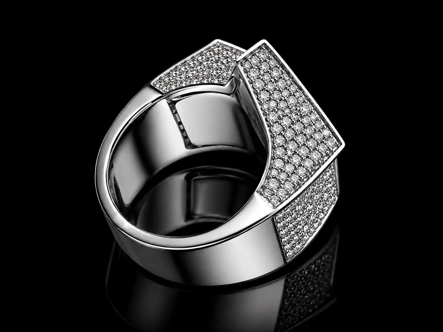 10K White Gold Diamond Star Ring – 1.00 CT Natural Diamonds Angelica Jewellers