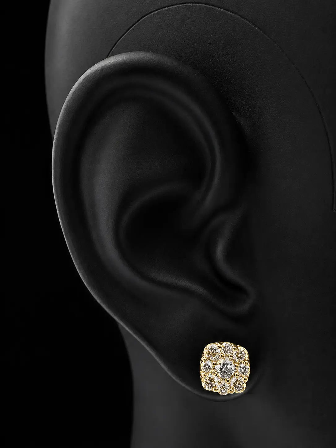 14K YELLOW GOLD DIAMOND EARRINGS Angelica Jewellers