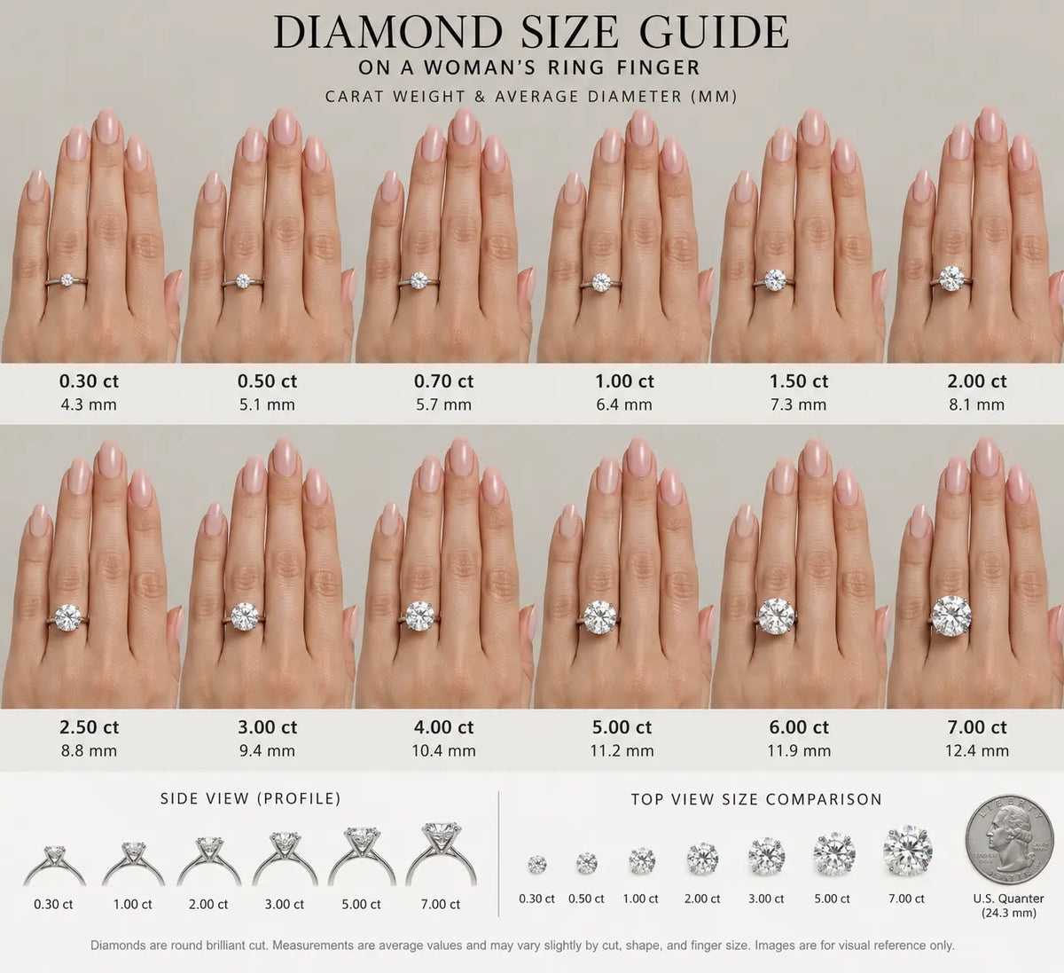 1.78 CTW Round Brilliant Diamond Twist Engagement Ring – 1.53 CT G VS1 Center Angelica Jewellers