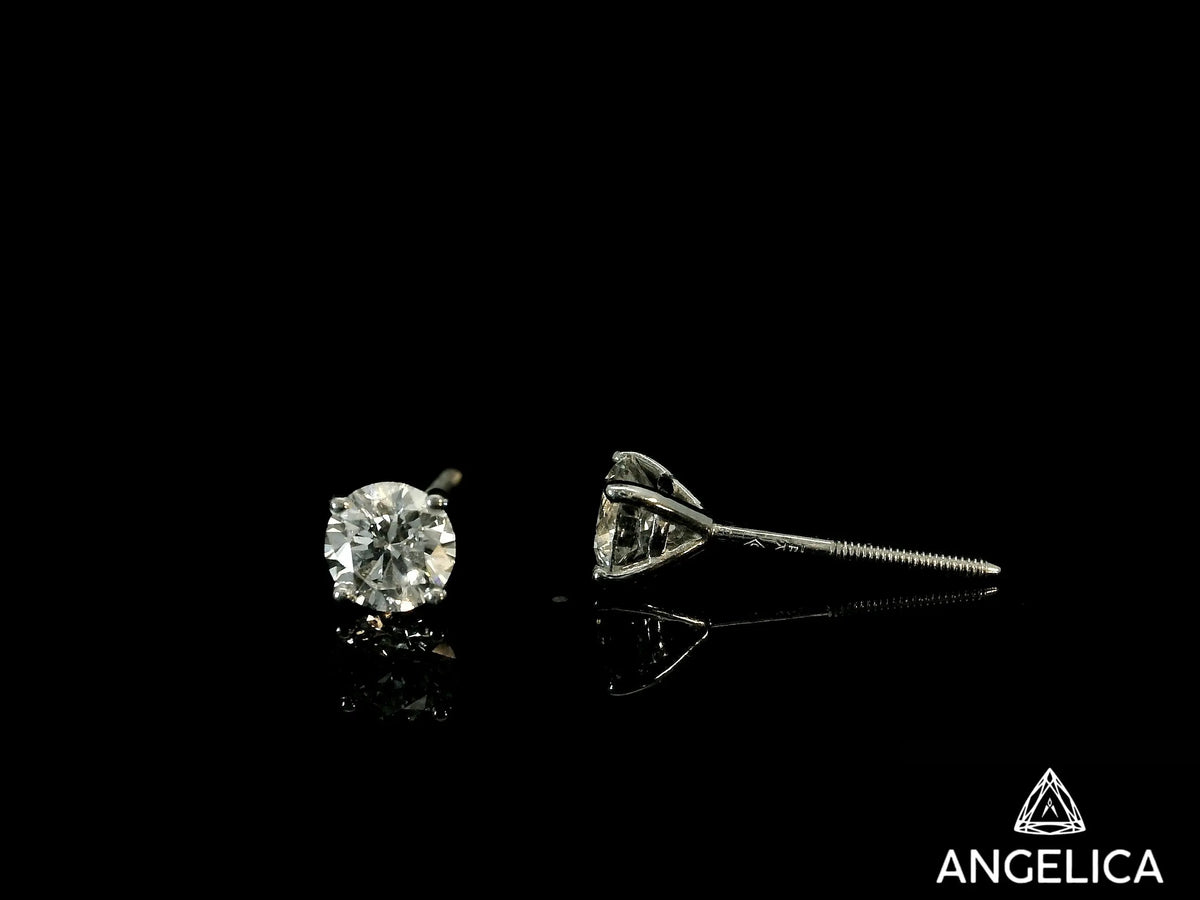 14K GOLD 0.50CT T.D.W LAB DIAMOND STUD EARRINGS Angelica Jewellers