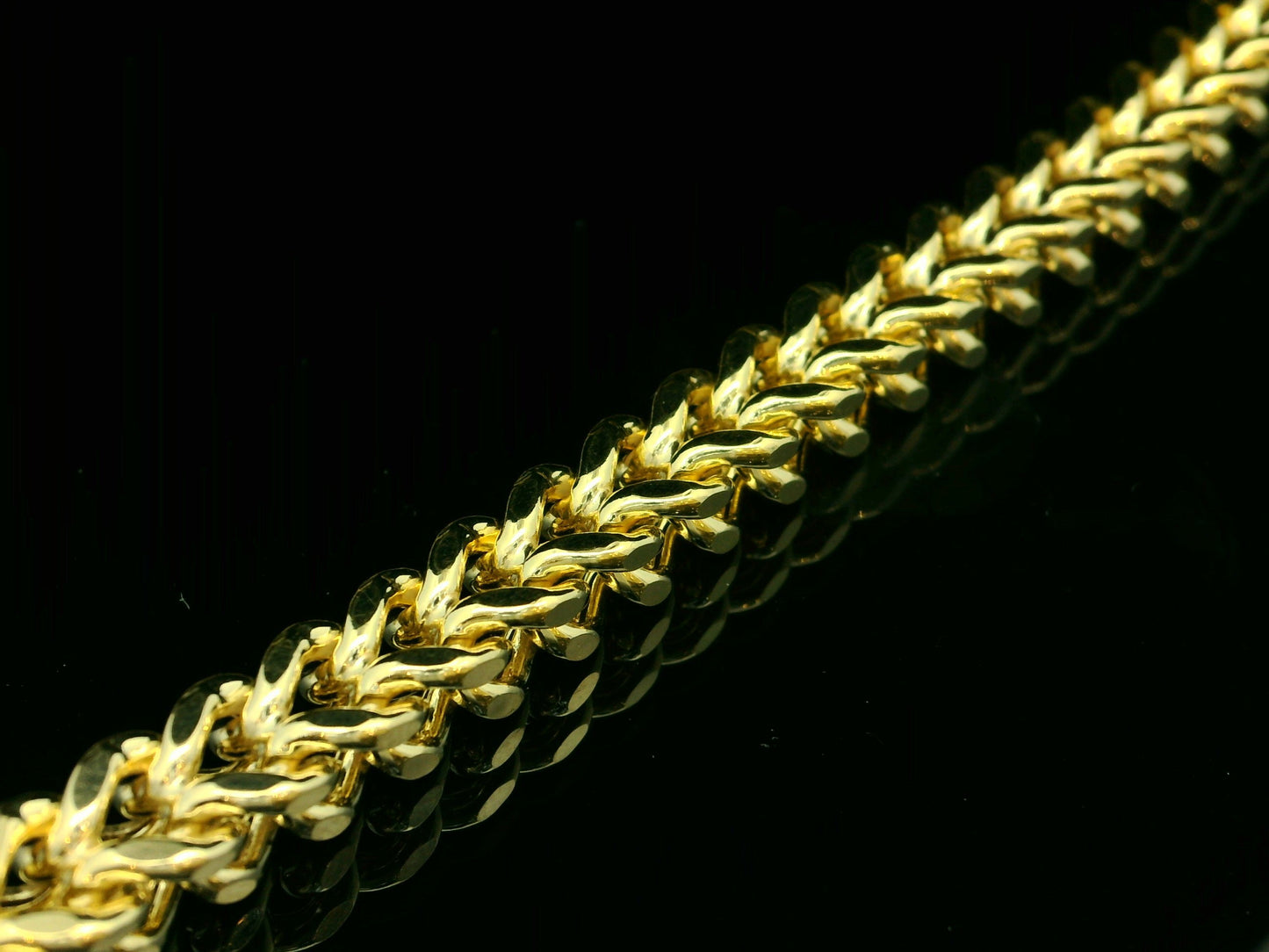 10K YELLOW GOLD FRANCO CHAIN 4mm Angelica Jewellers