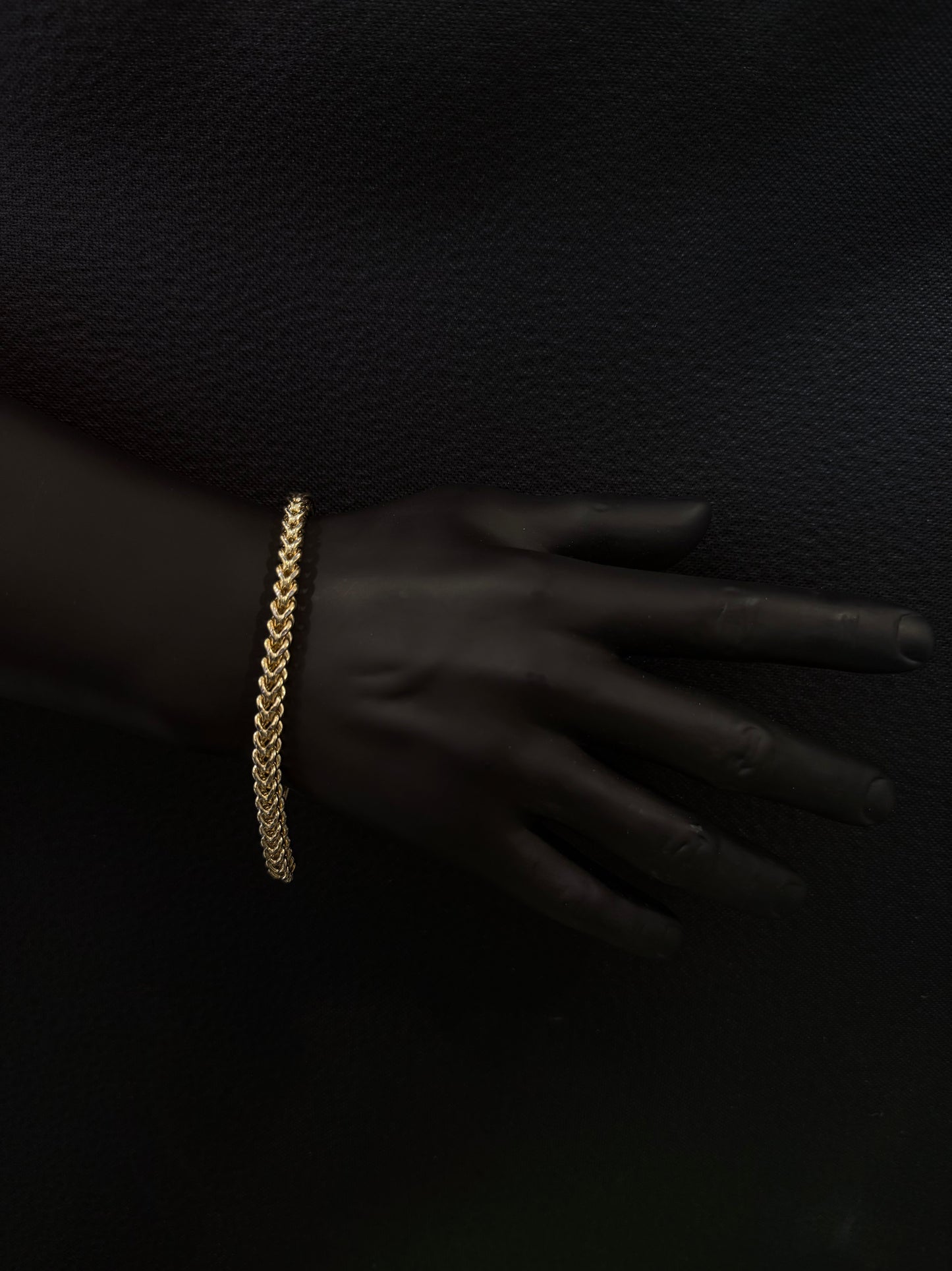10K YELLOW GOLD 5.5MM FRANCO BRACELET