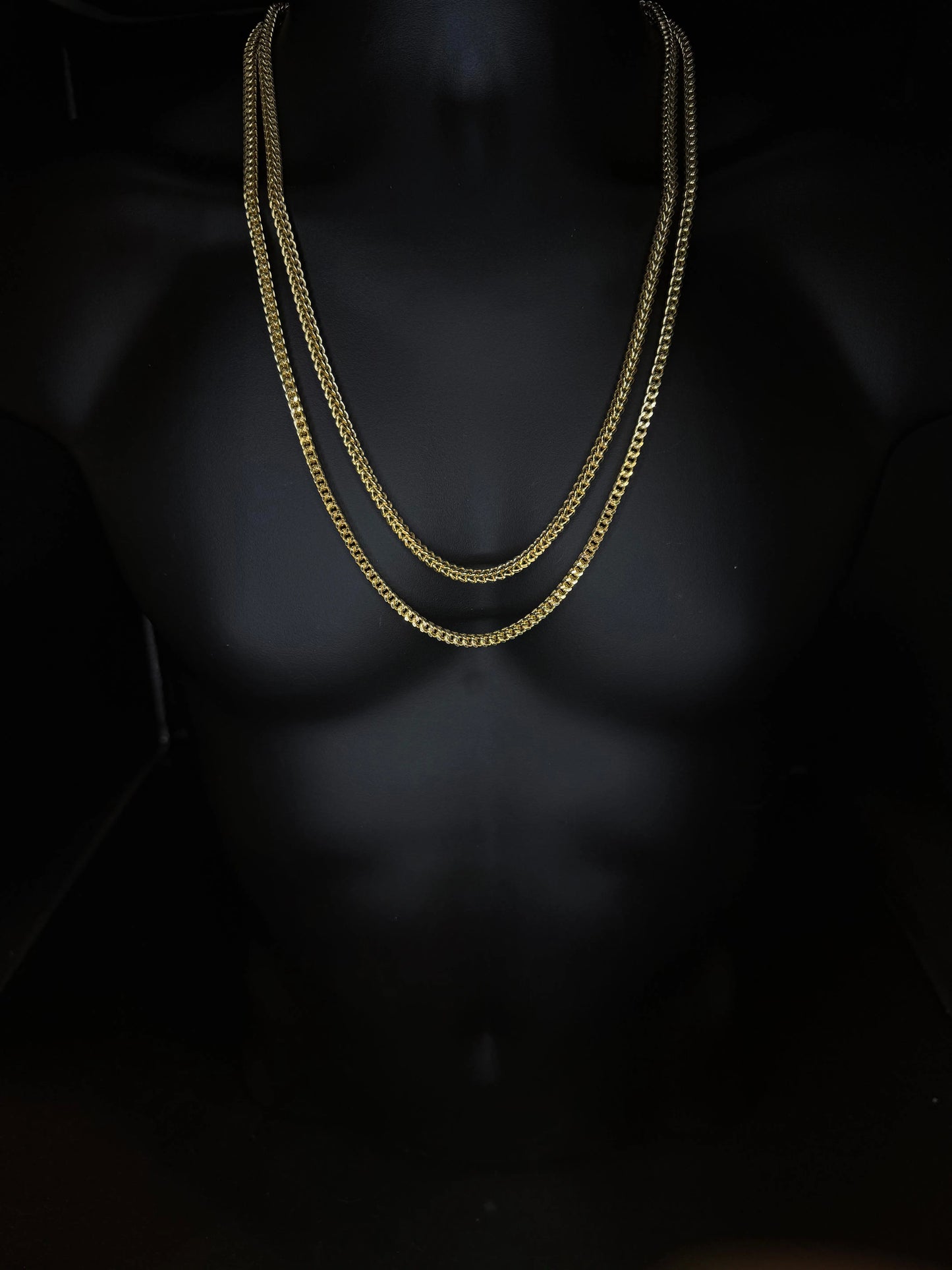 10K YELLOW GOLD FRANCO CHAIN 4.5mm Angelica Jewellers