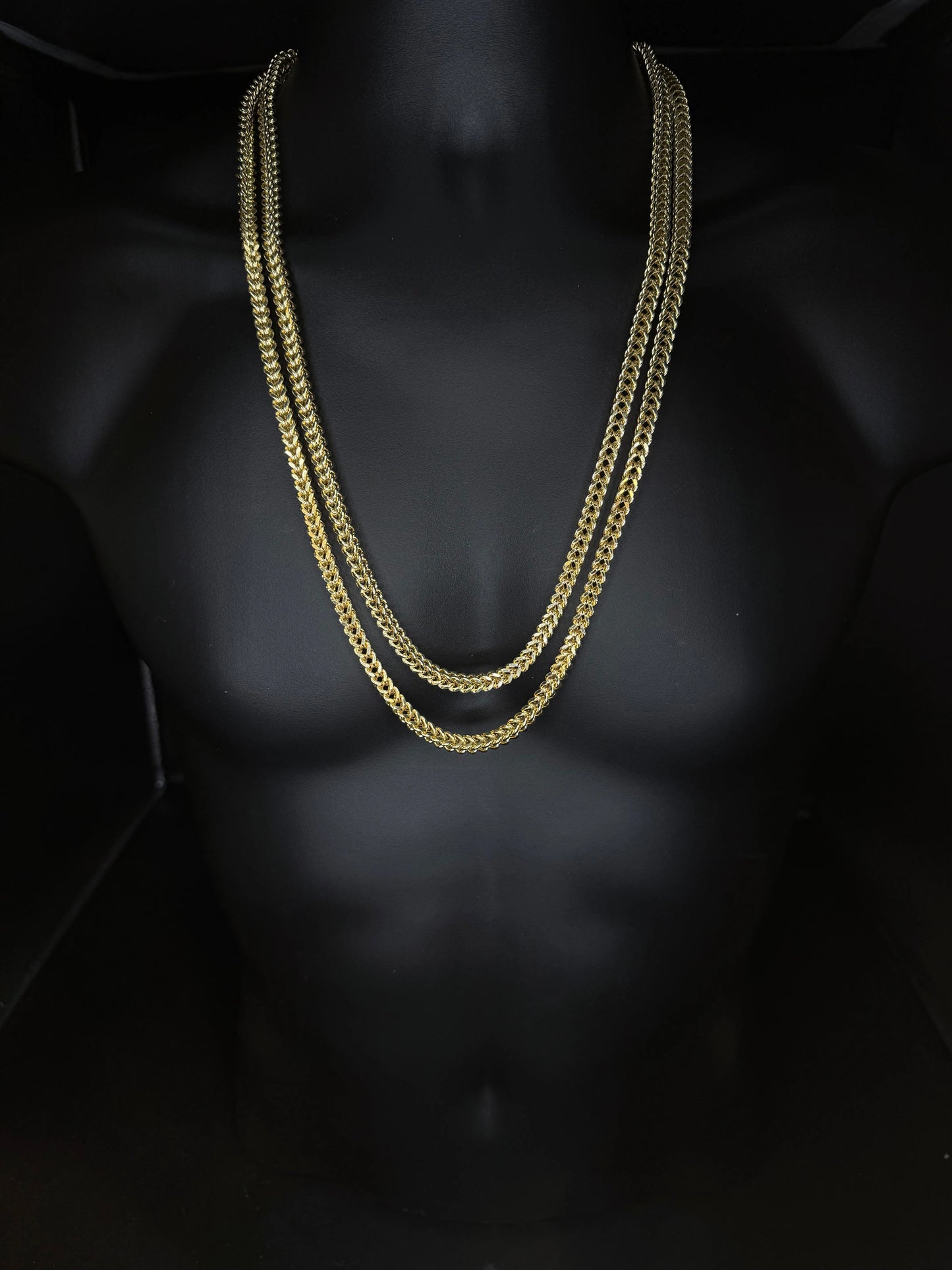 10K YELLOW GOLD FRANCO CHAIN 6.5mm Angelica Jewellers