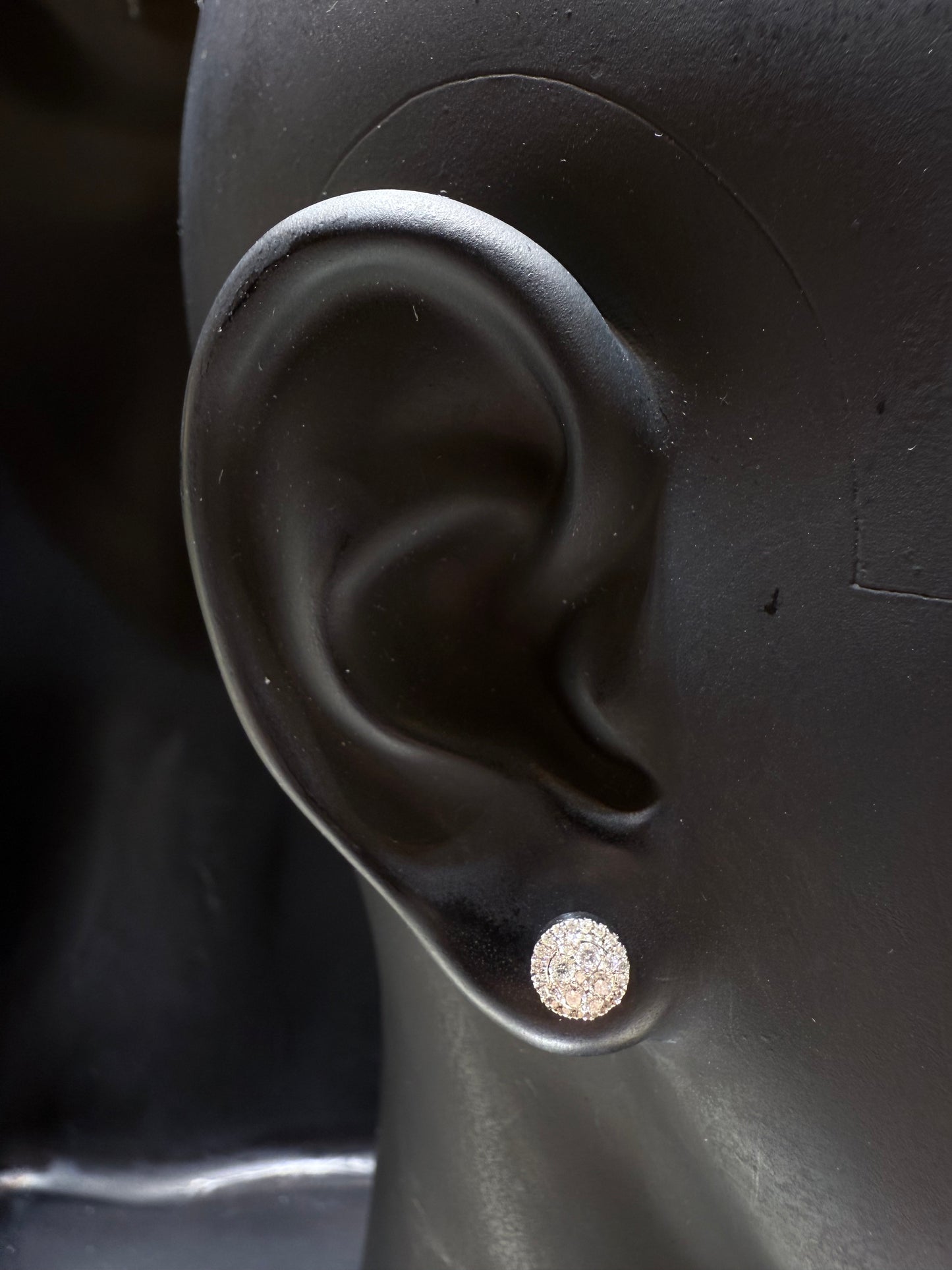 14K WHITE GOLD DIAMOND EARRINGS
