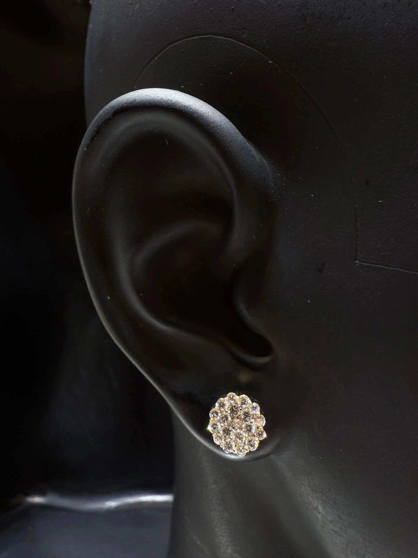 14K YELLOW GOLD DIAMOND EARRINGS Angelica Jewellers