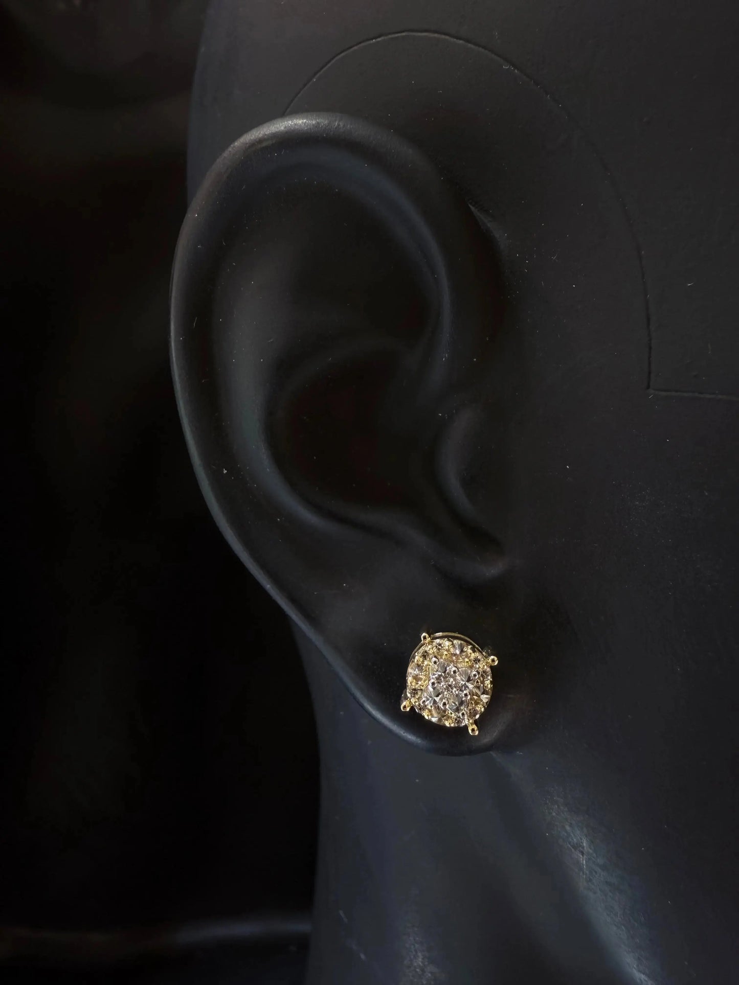 10K YELLOW GOLD DIAMOND EARRINGS Angelica Jewellers