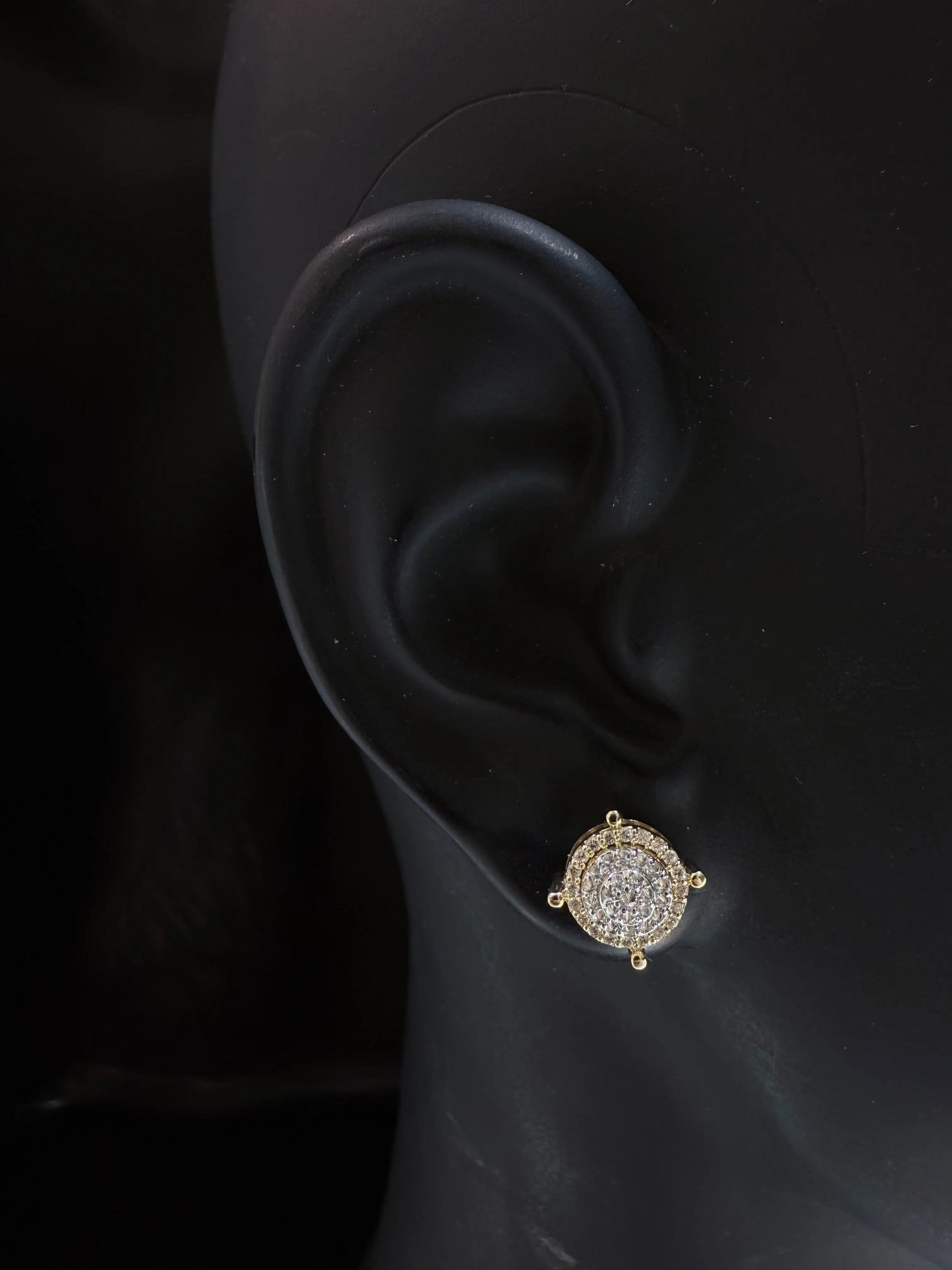 10K YELLOW GOLD DIAMOND EARRINGS Angelica Jewellers