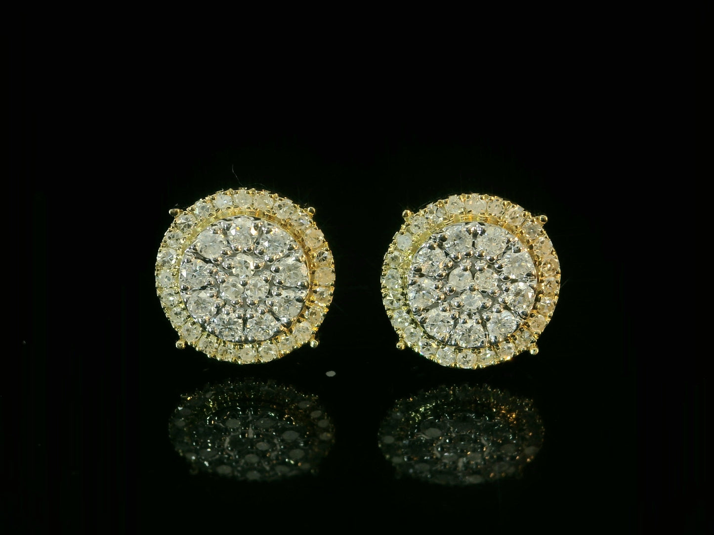 10K YELLOW GOLD DIAMOND EARRINGS