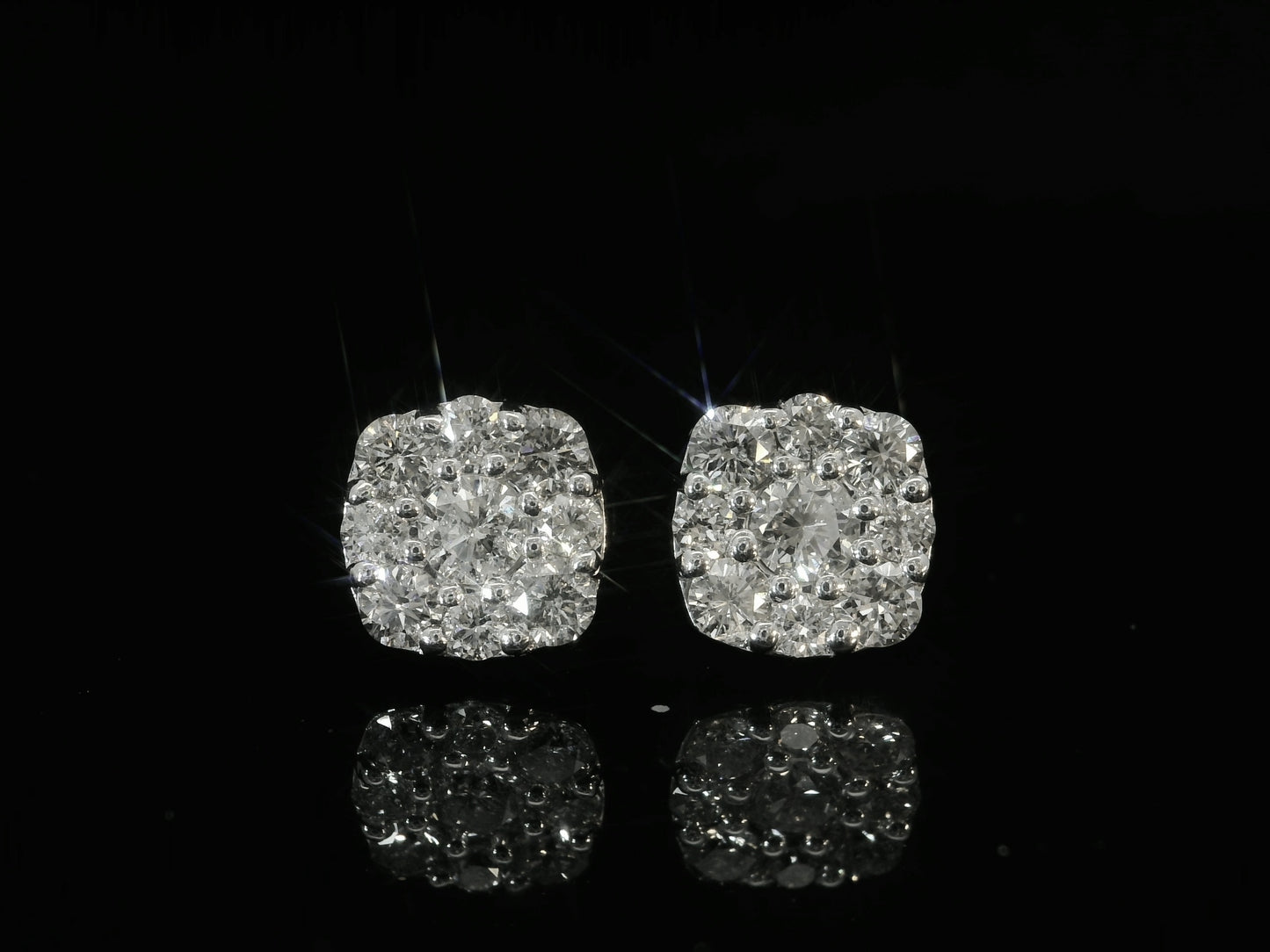 14K YELLOW GOLD DIAMOND EARRING