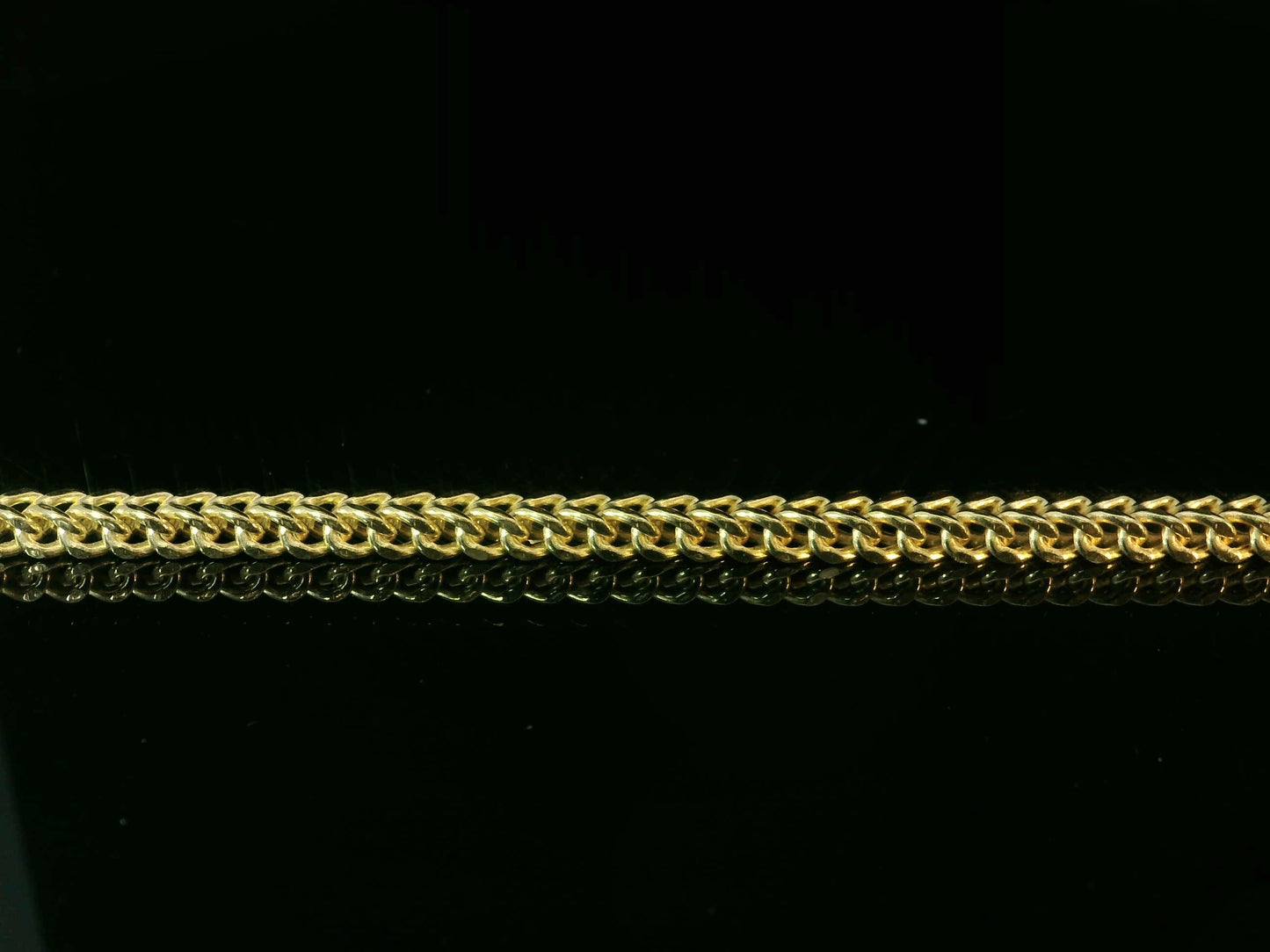 10K YELLOW GOLD 3MM FRANCO BRACELET