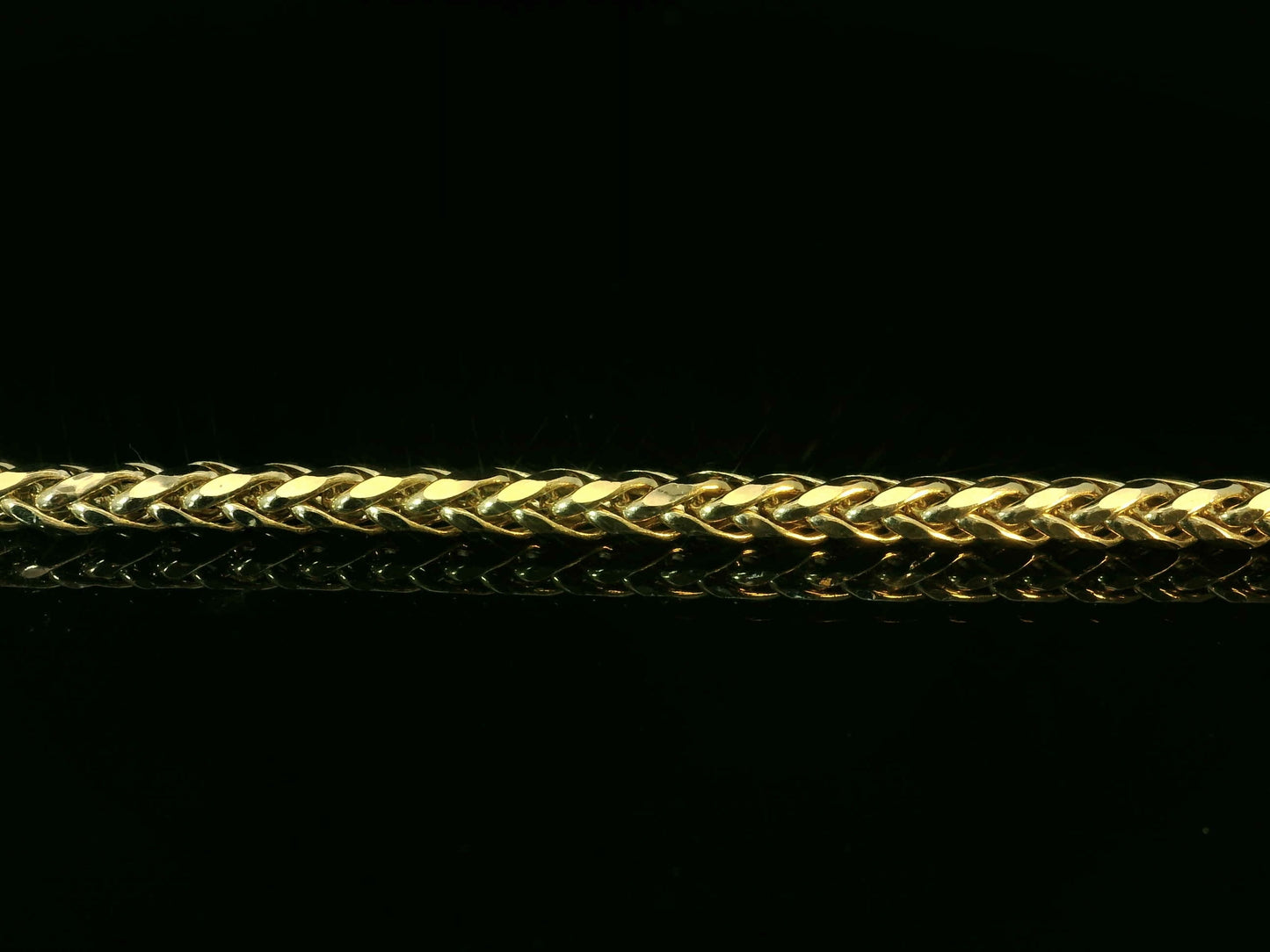 10K YELLOW GOLD 4MM PALM BRACELET