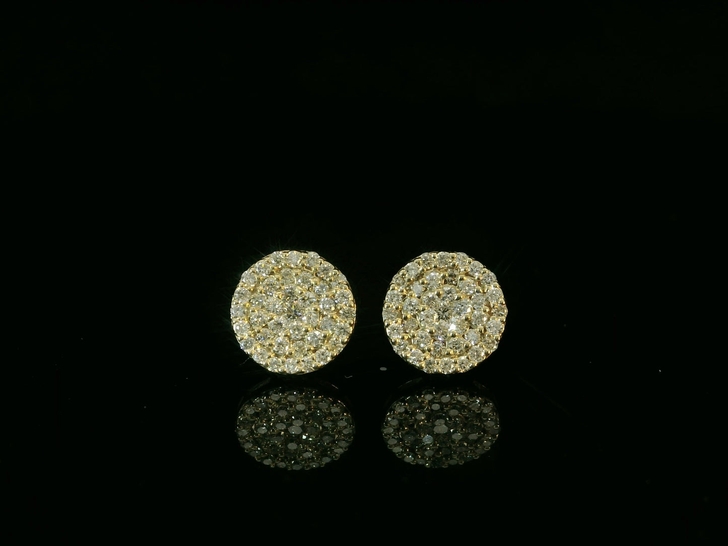 10K YELLOW GOLD DIAMOND EARRINGS