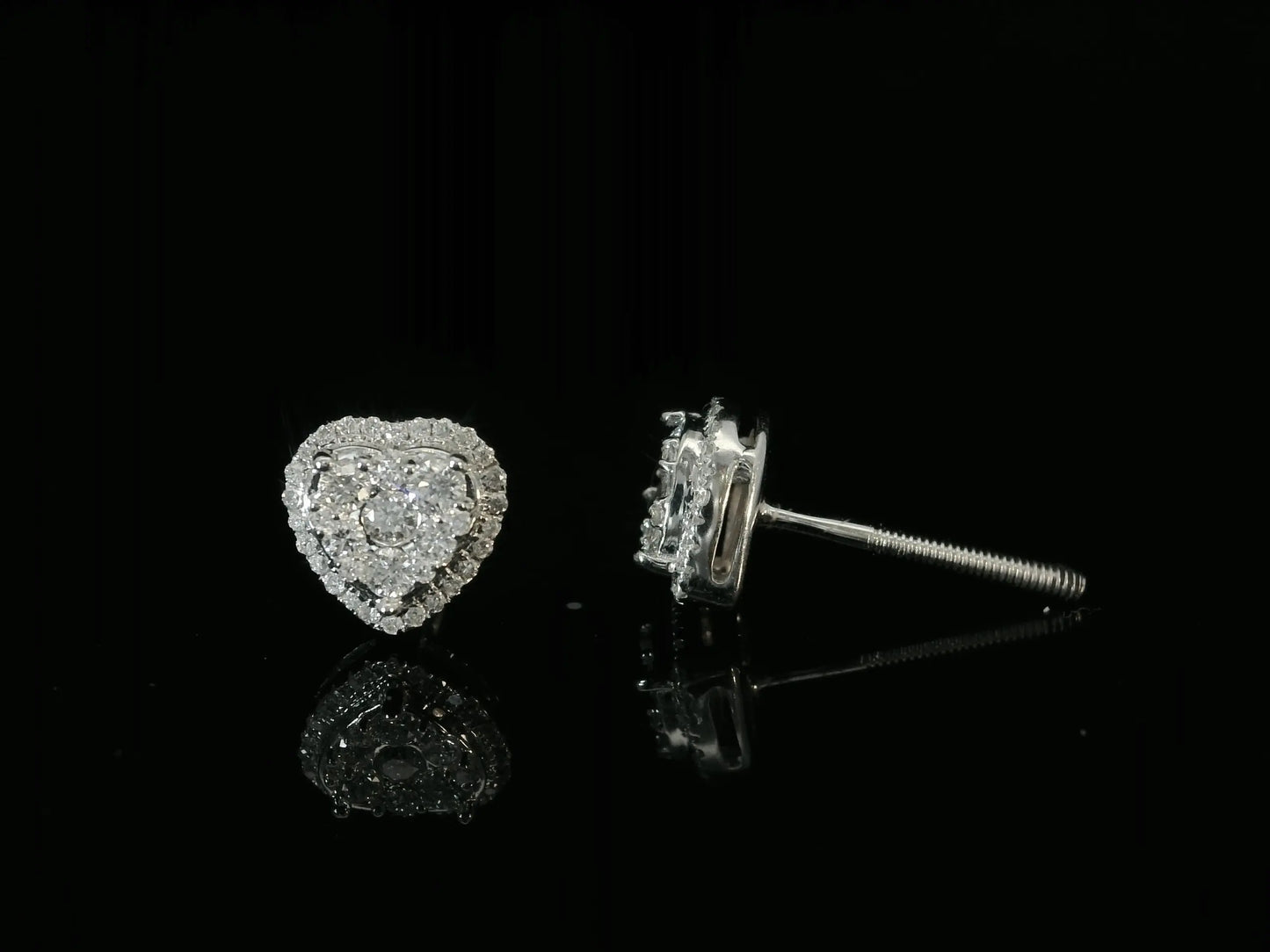 14K WHITE GOLD DIAMOND EARRINGS Angelica Jewellers