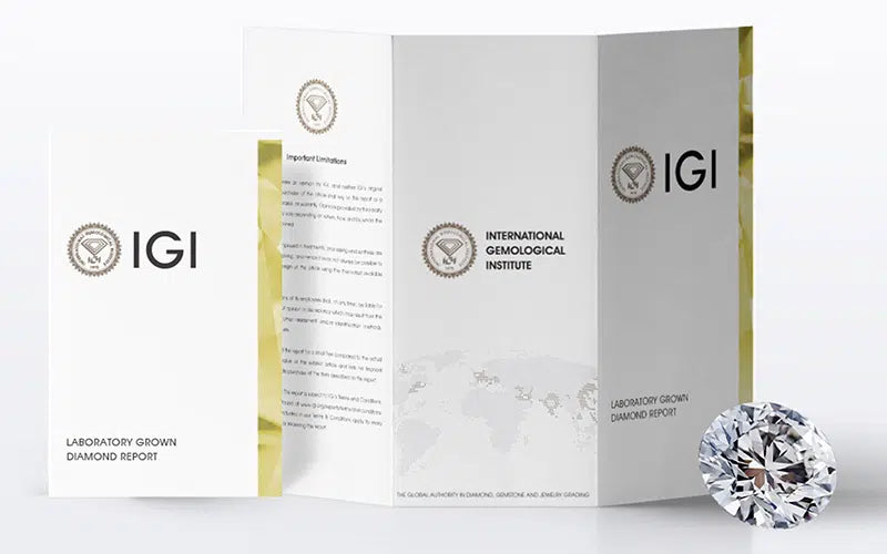 14K White Gold Trinity Lab-Grown Diamond Engagement Ring – 3.04 CTW | IGI Certified Angelica Jewellers