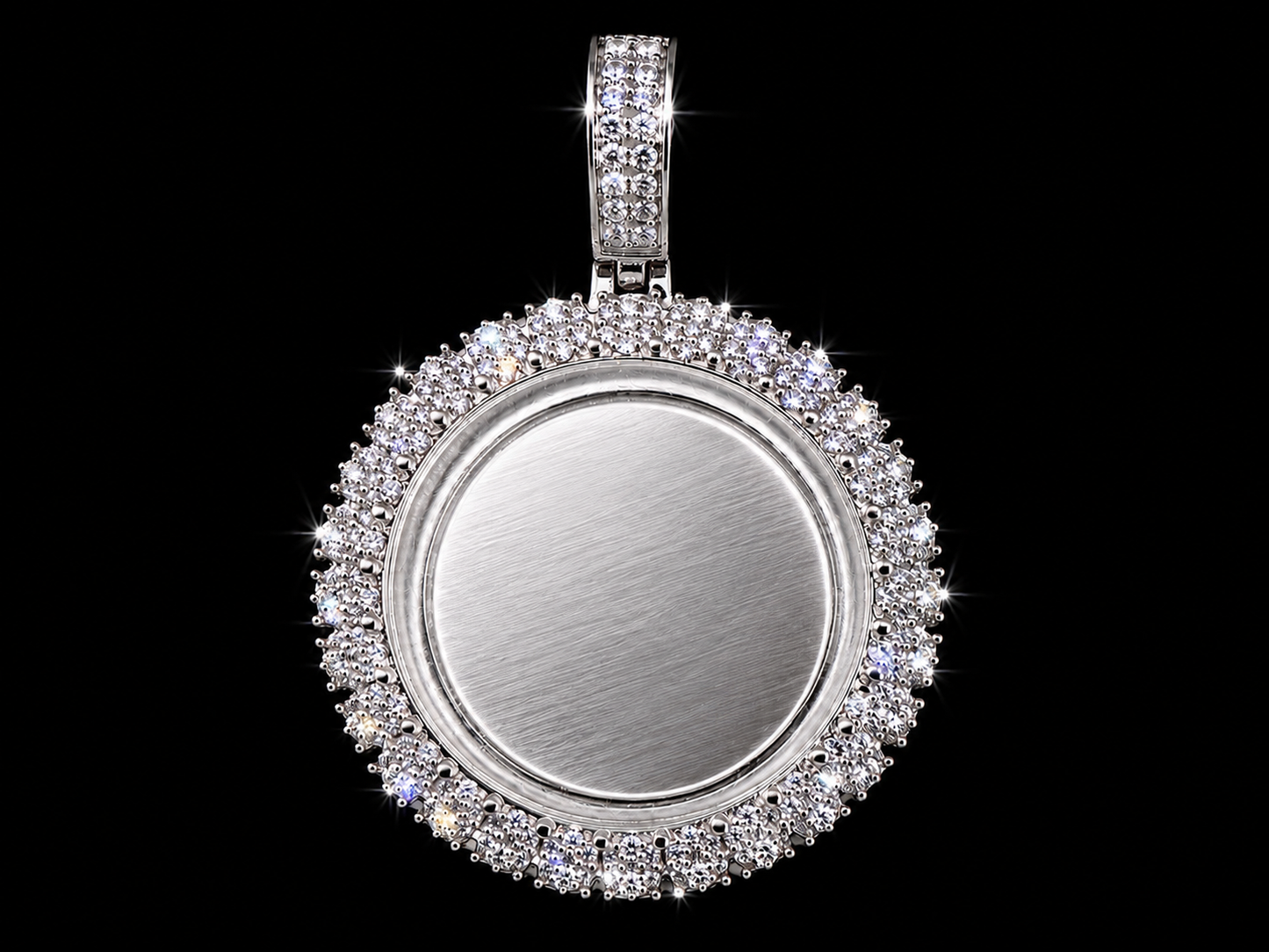 14K Gold & Diamond Memory Picture Pendant