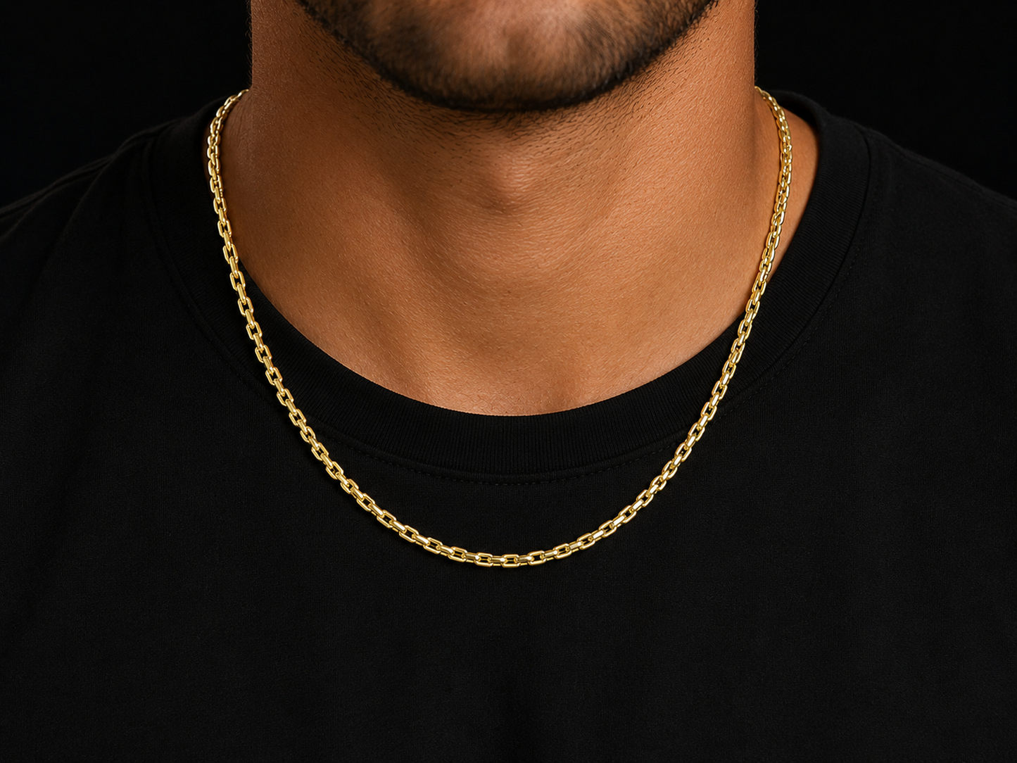10K Yellow Gold Box Link Chain – 6mm, 22”, 27.5g
