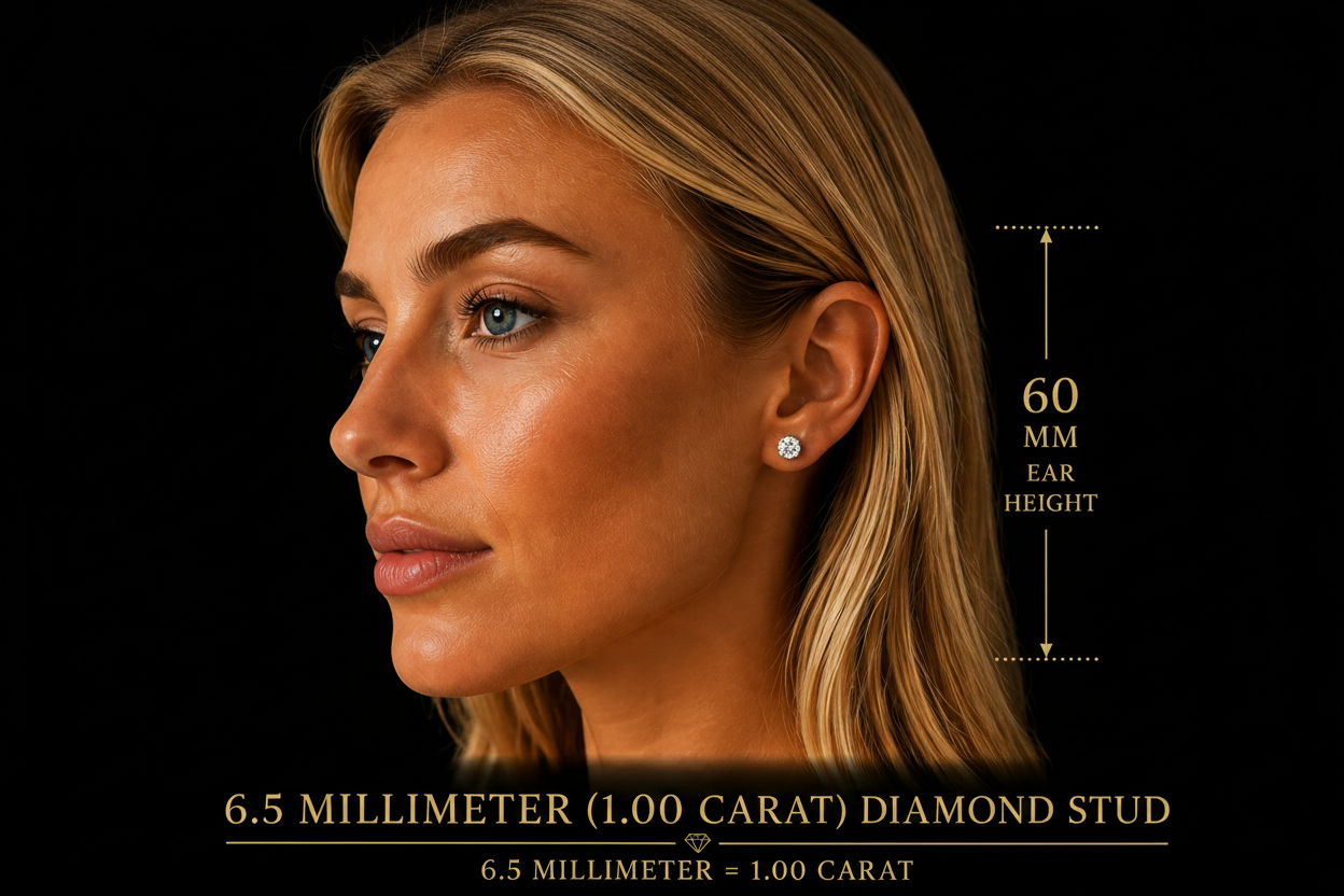 14K  Gold Martini 4-Prong Screw Back Diamond Stud Earrings | Lab Grown VS1 E | Excellent Cut