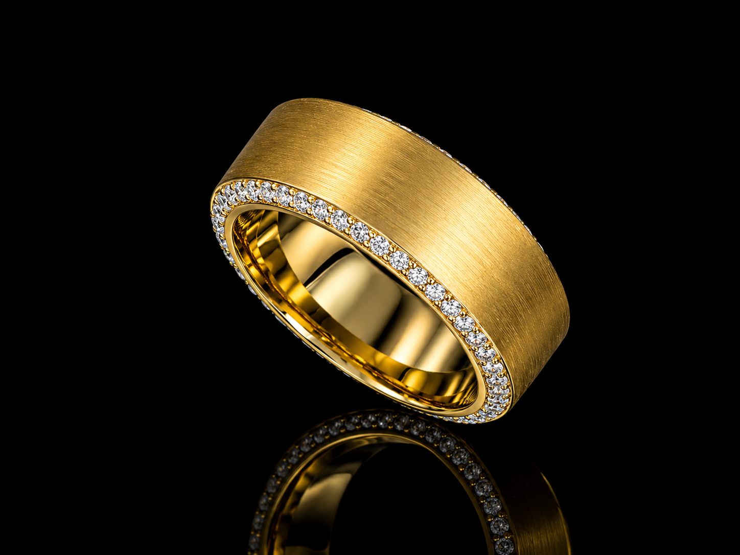 10K Rose Gold Diamond Hexagon Statement Ring – 4.80 CTW VVS F+ Diamonds (Copy) Angelica Jewellers
