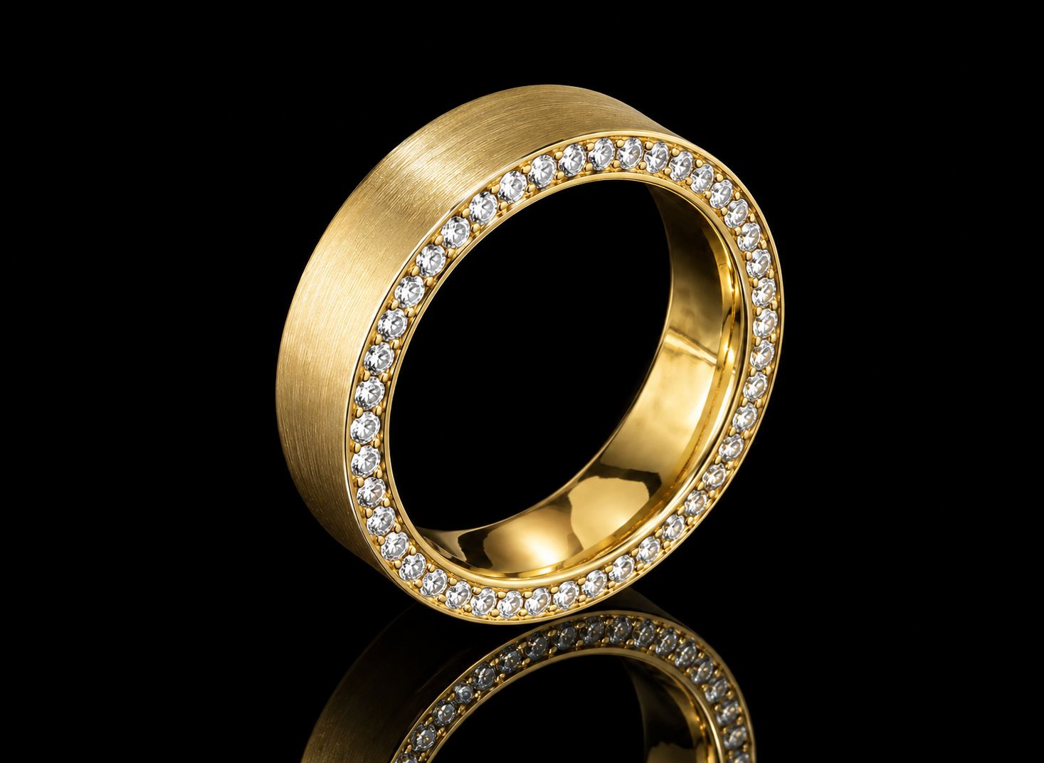 10K Rose Gold Diamond Hexagon Statement Ring – 4.80 CTW VVS F+ Diamonds (Copy) Angelica Jewellers
