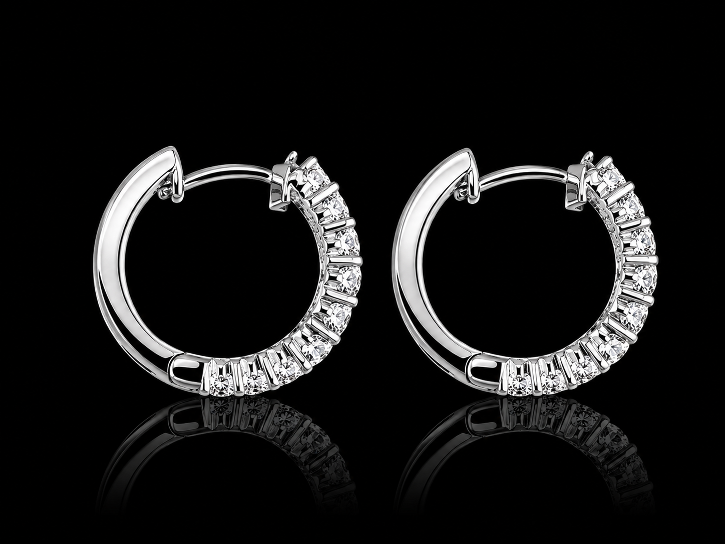 14K Rose Gold Lab Diamond Paper Clip Drop Earrings – 0.69 CTW VS–VVS F+ (Copy) superbell