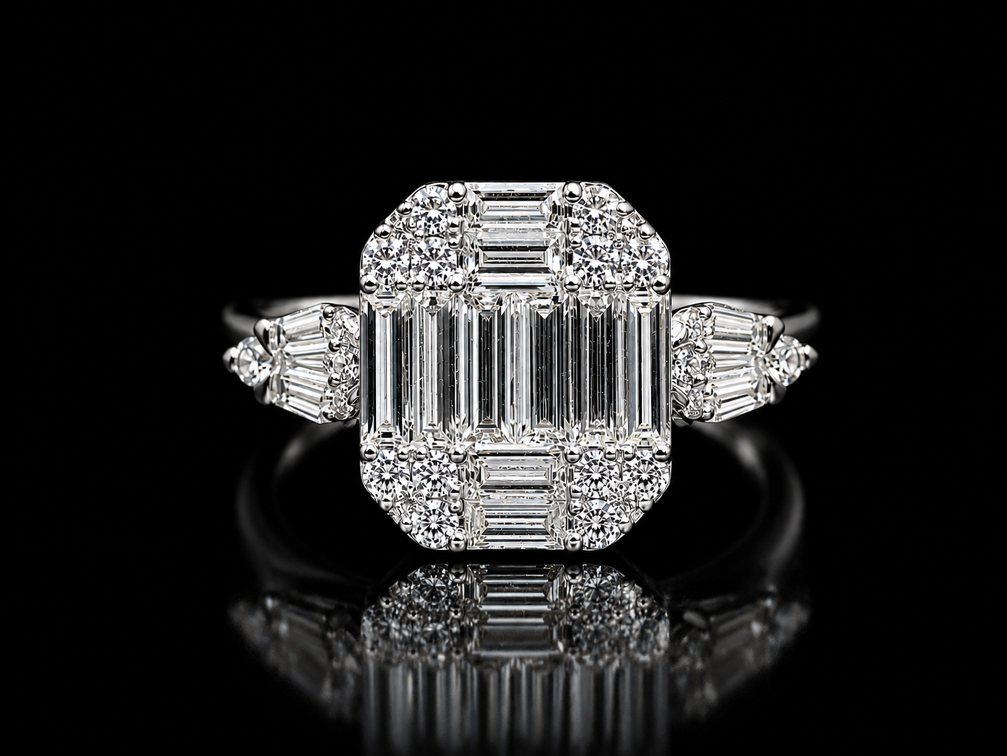 14K White Gold 2.00 CT Oval Lab-Grown Diamond Solitaire Engagement Ring (Copy) Angelica Jewellers