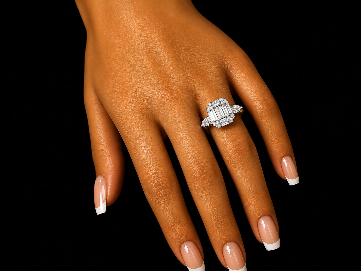 14K White Gold 2.00 CT Oval Lab-Grown Diamond Solitaire Engagement Ring (Copy) Angelica Jewellers