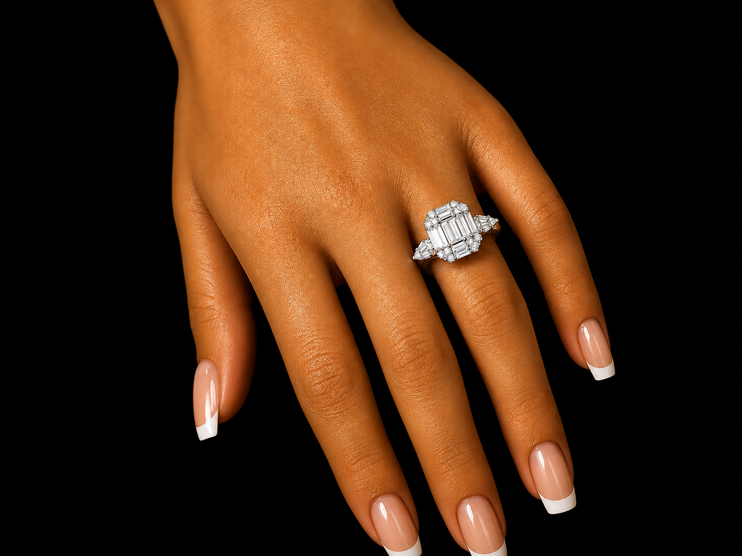 14K White Gold 2.00 CT Oval Lab-Grown Diamond Solitaire Engagement Ring (Copy) Angelica Jewellers