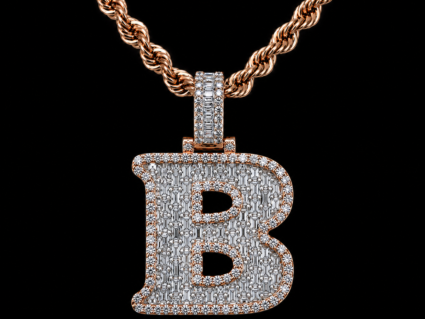 10K ROSE GOLD DIAMOND CROSS PENDANT (Copy) Angelica Jewellers