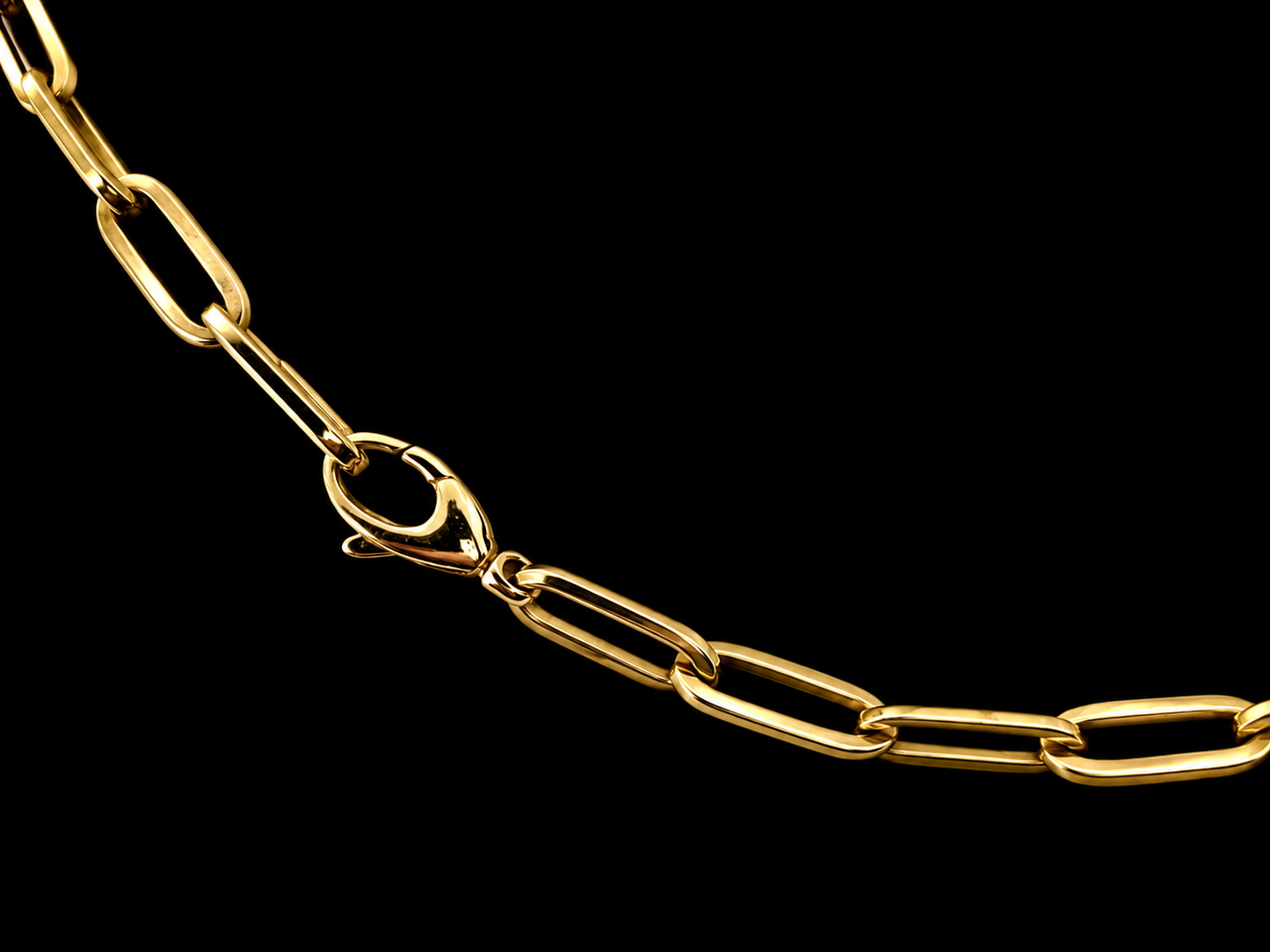 14K Two-Tone Gold Three-Station Diamond Paperclip Necklace – 0.80 CT Angelica Jewellers