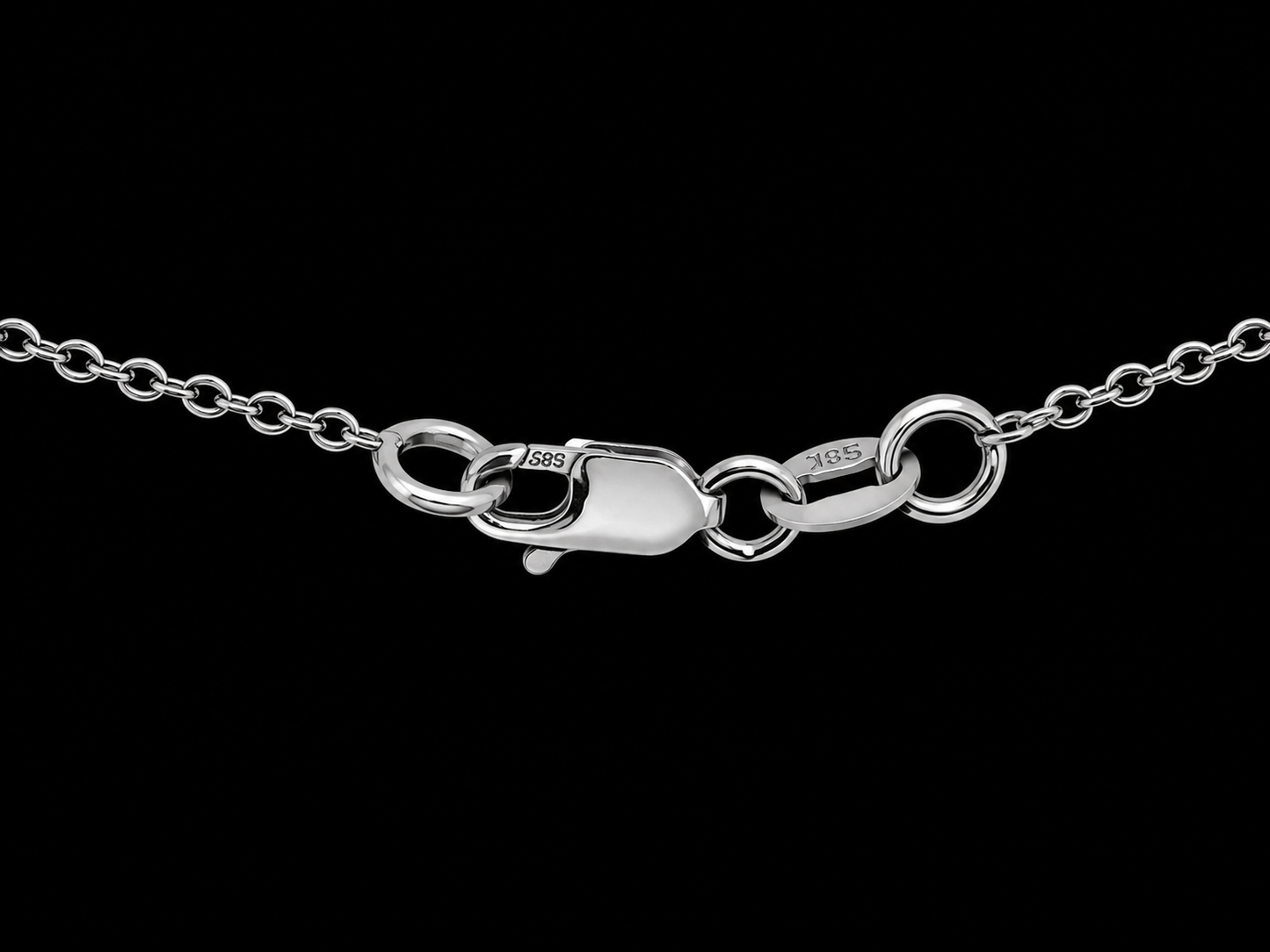 14K White Gold Open Heart Diamond Necklace | 0.76 CTW VVS D–F Natural Diamonds (Copy) Angelica Jewellers