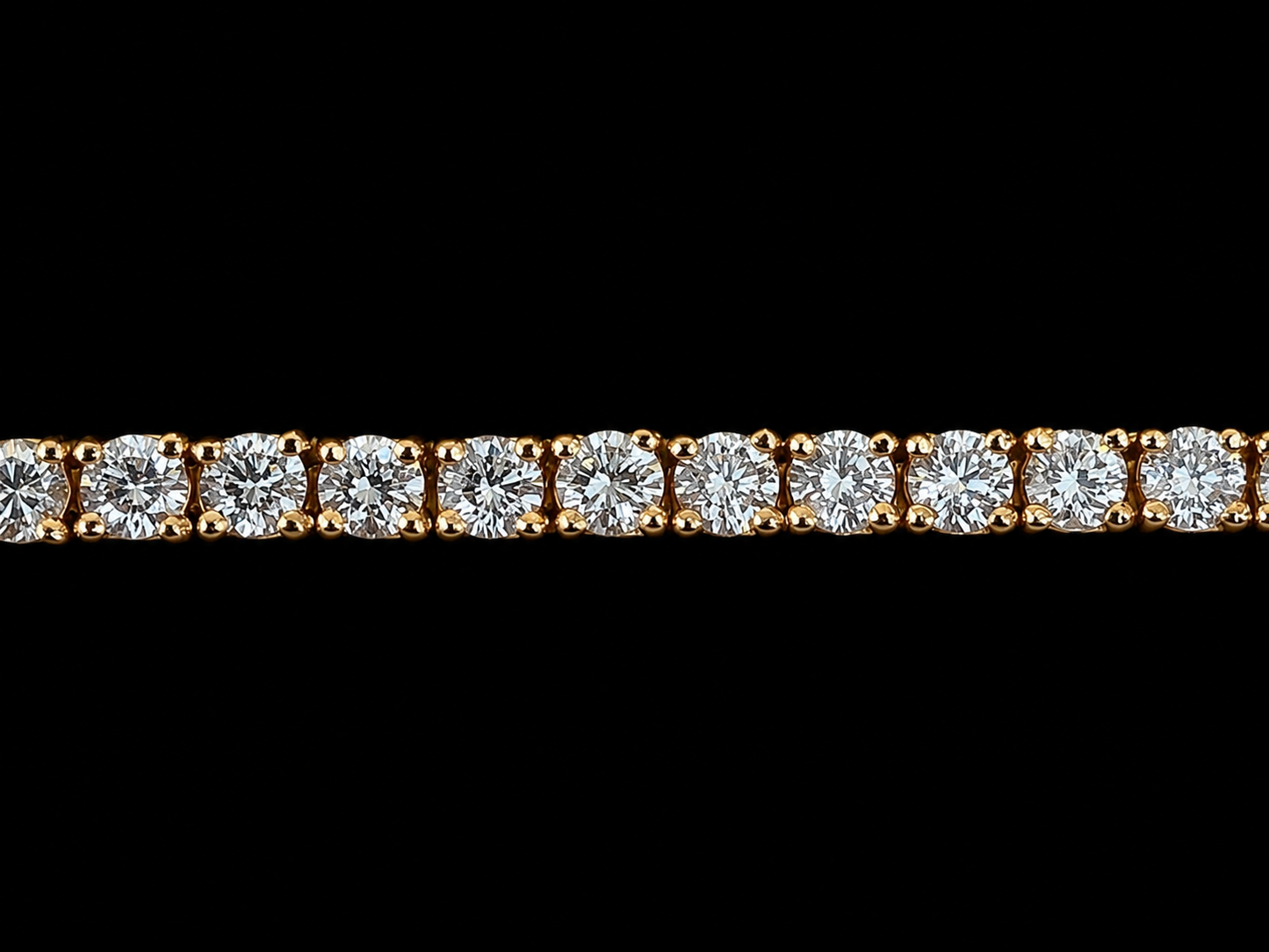 14K Rose Gold 3.66 CT Natural Diamond Classic Tennis Bracelet-2.8MM Angelica Jewellers