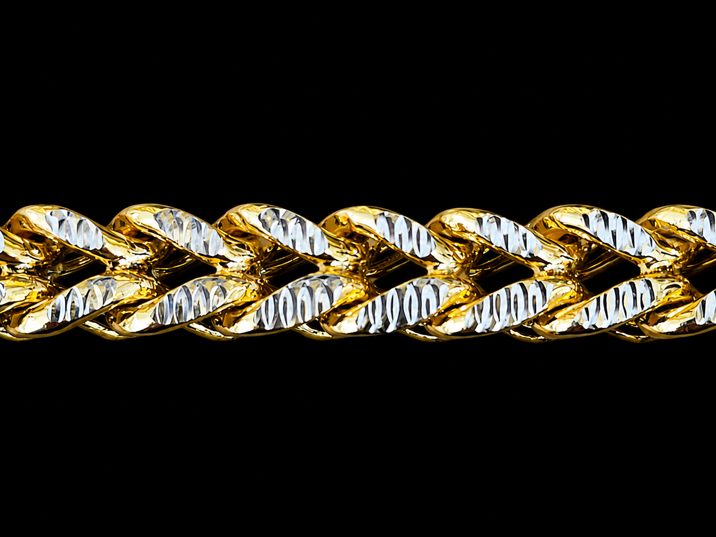 10K Solid Yellow Gold Handmade Cuban Link Bracelet – 14MM (Copy) Angelica Jewellers X Waves
