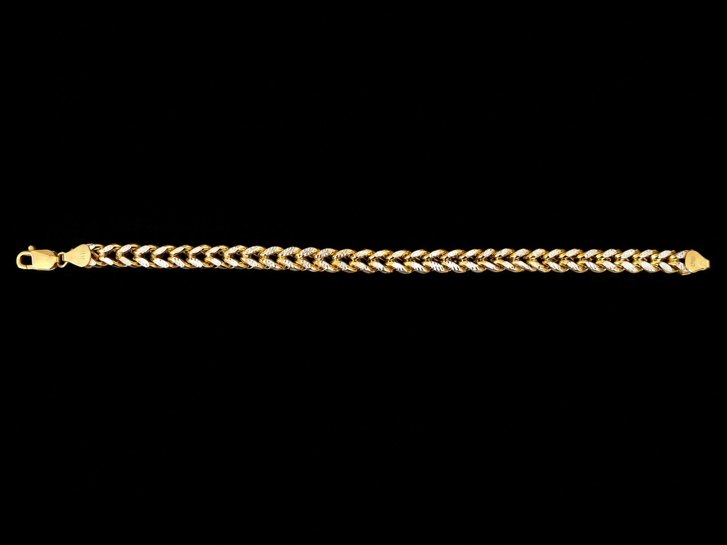 10K Solid Yellow Gold Handmade Cuban Link Bracelet – 14MM (Copy) Angelica Jewellers X Waves