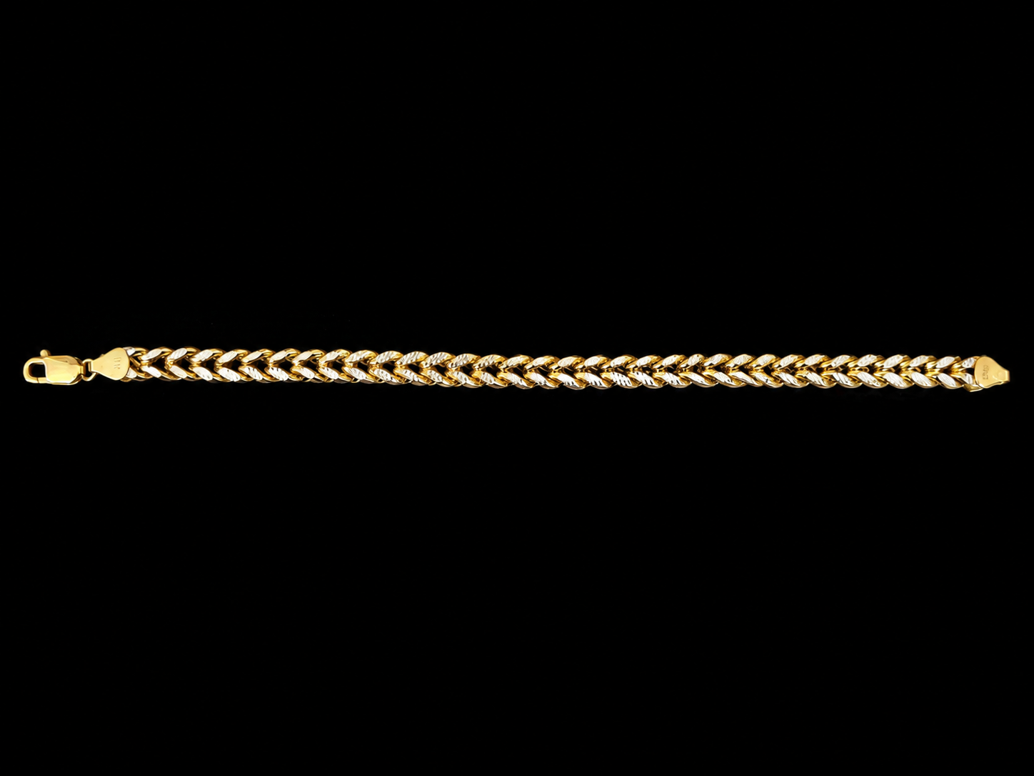 10K Solid Yellow Gold Handmade Cuban Link Bracelet – 14MM (Copy) Angelica Jewellers X Waves