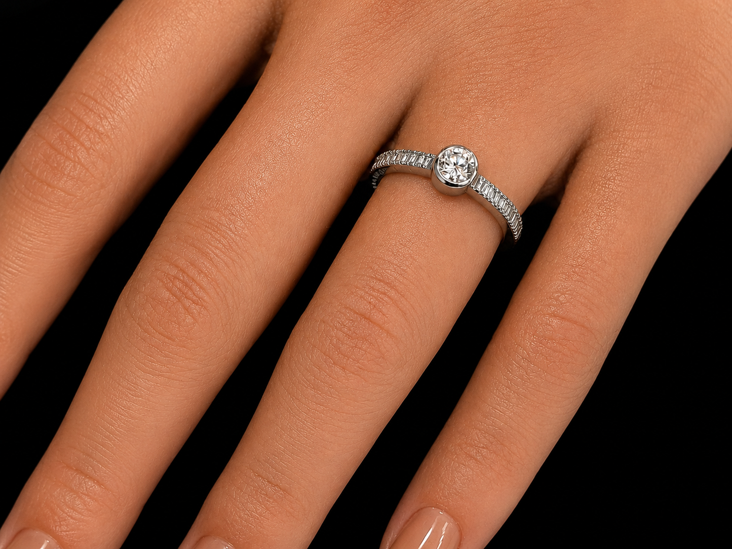 14K Rose Gold Lab Diamond Round Brilliant Solitaire Engagement Ring – 1.50 ct – IGI Certified (Copy) Angelica Jewellers