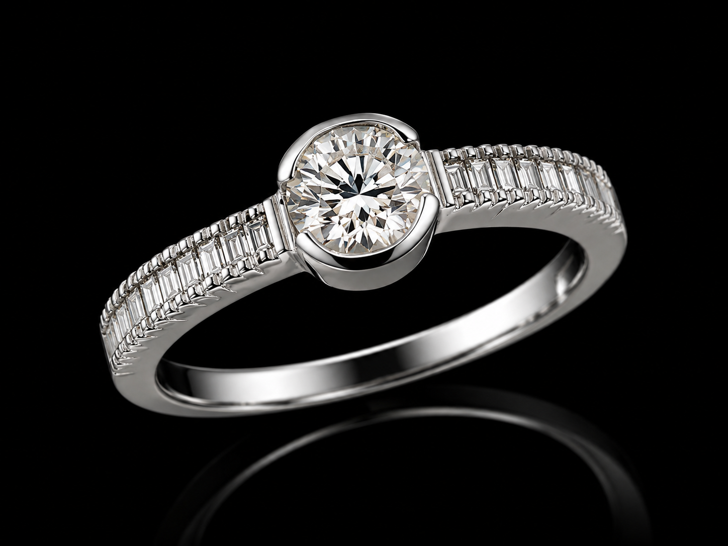 14K Rose Gold Lab Diamond Round Brilliant Solitaire Engagement Ring – 1.50 ct – IGI Certified (Copy) Angelica Jewellers