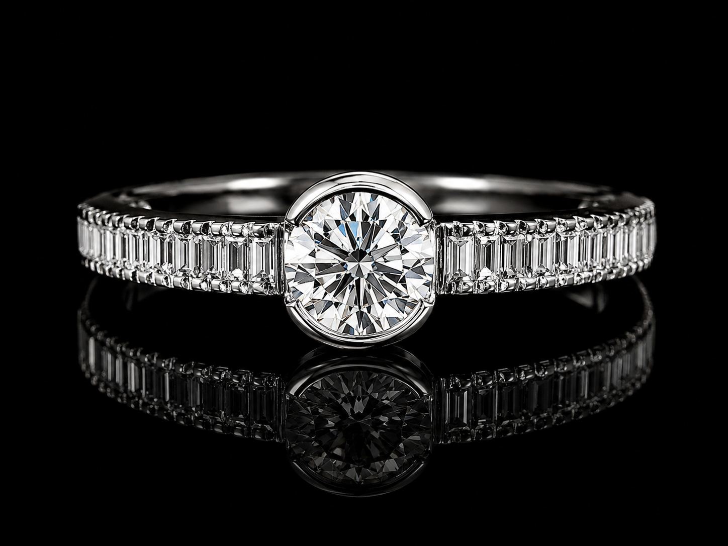 14K Rose Gold Lab Diamond Round Brilliant Solitaire Engagement Ring – 1.50 ct – IGI Certified (Copy) Angelica Jewellers