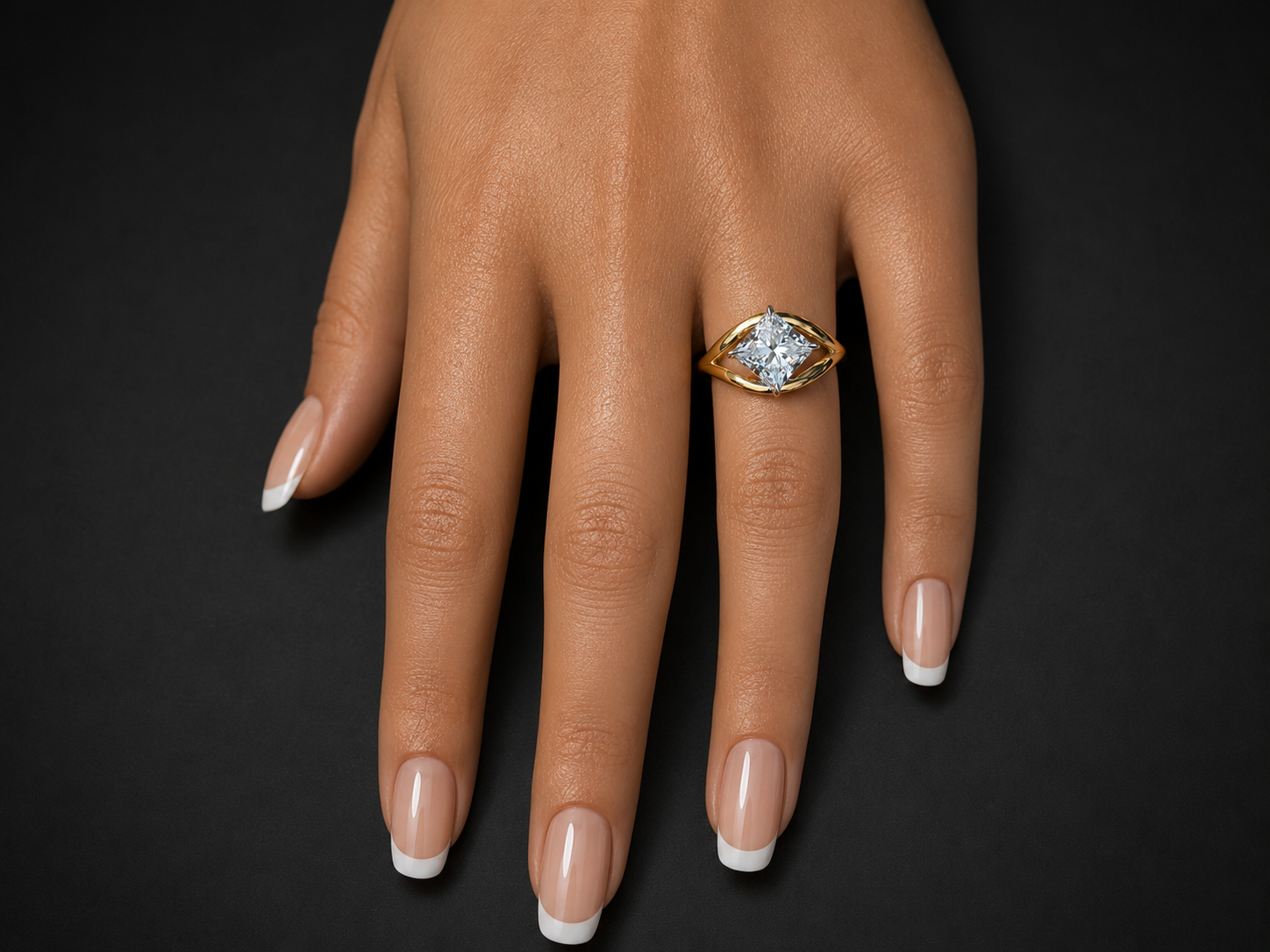 14K Yellow Gold Marquise Lab Diamond Engagement Ring – 2.99 CTW (Copy) Angelica Jewellers