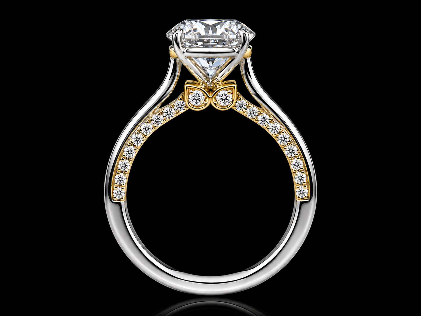 14K White Gold IGI Certified 3.00 CT Round Brilliant Diamond Engagement Ring (Copy) Angelica Jewellers