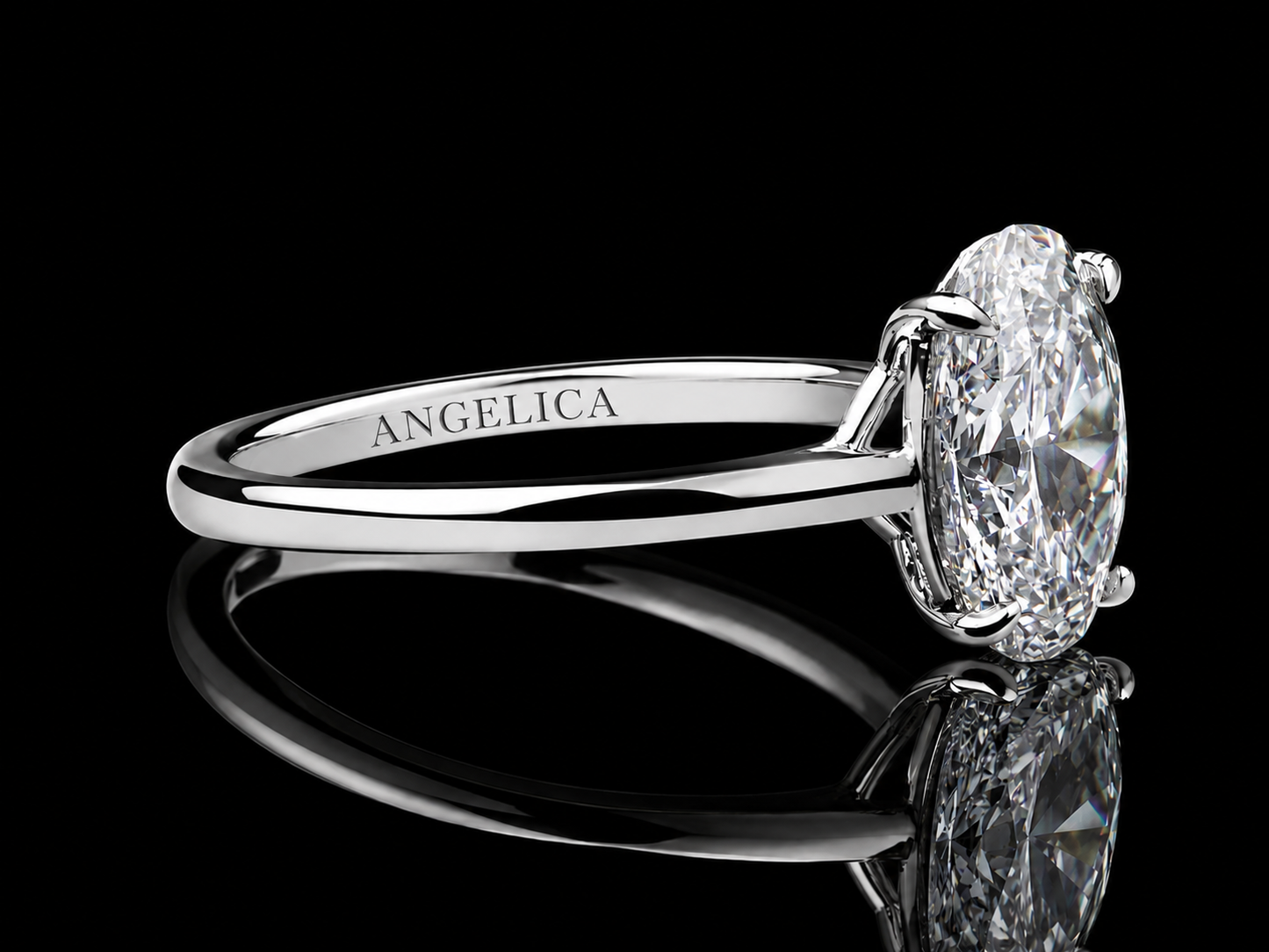 14K Yellow Gold Elongated Radiant Cut Lab-Grown Diamond Engagement Ring – 3.07CT E VVS2 IGI Certified (Copy) Angelica Jewellers