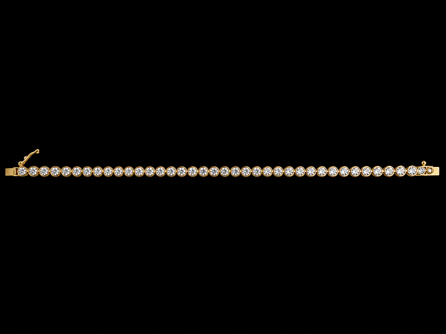 14K Yellow Gold Natural Diamond Tennis Bracelet – 3.24 CTW VVS D–F | Signature Collection (Copy) Angelica Jewellers