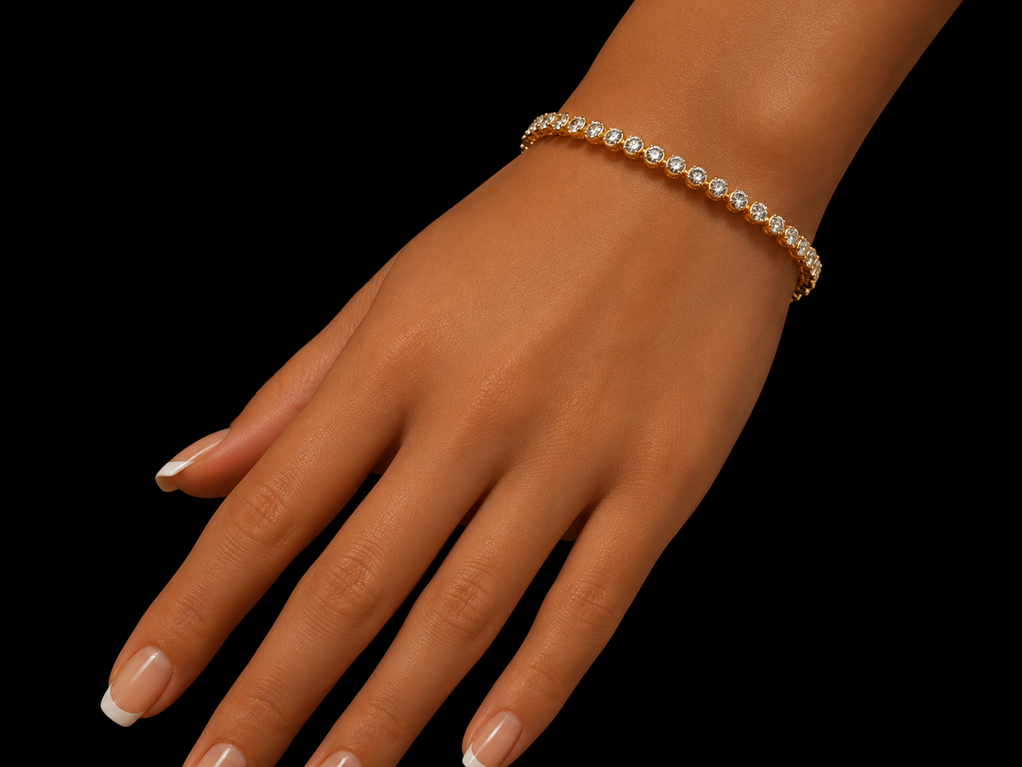 14K Yellow Gold Natural Diamond Tennis Bracelet – 3.24 CTW VVS D–F | Signature Collection (Copy) Angelica Jewellers